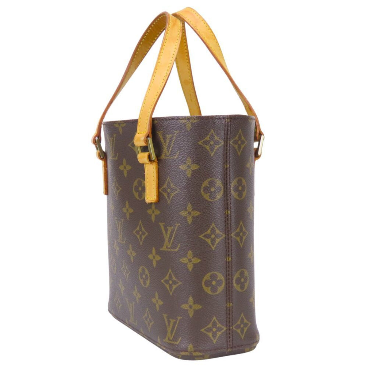 Louis Vuitton Brown Monogram Leather Handbag (Pre-Owned)