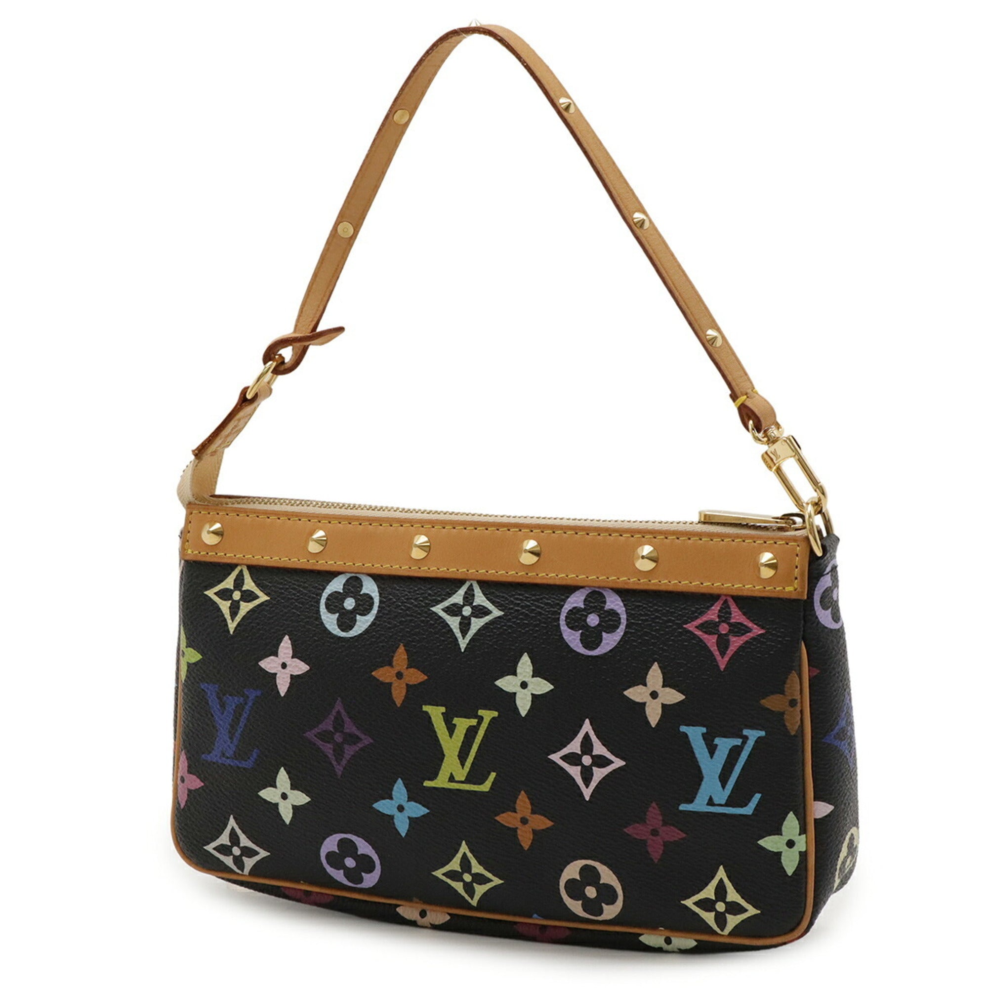Louis Vuitton Monogram Multicolore Black Noir Monogram Multicolore Pochette (Pre-Owned)
