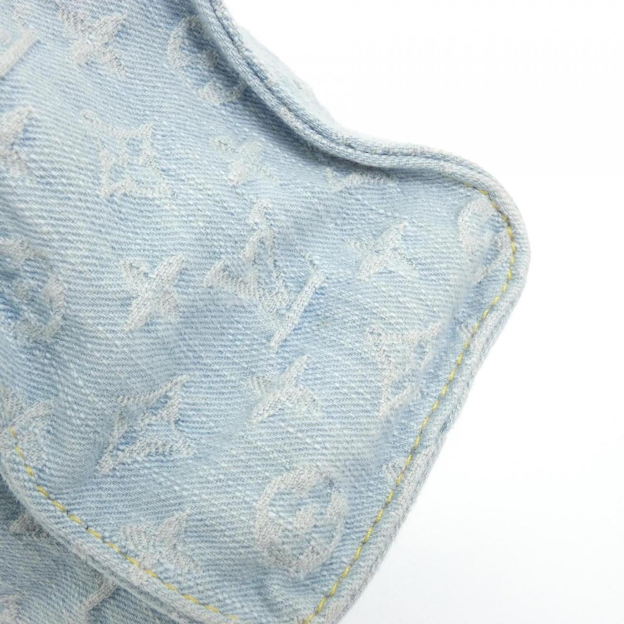Louis Vuitton Sky Blue Cotton Denim Canvas Handbag (Pre-Owned)
