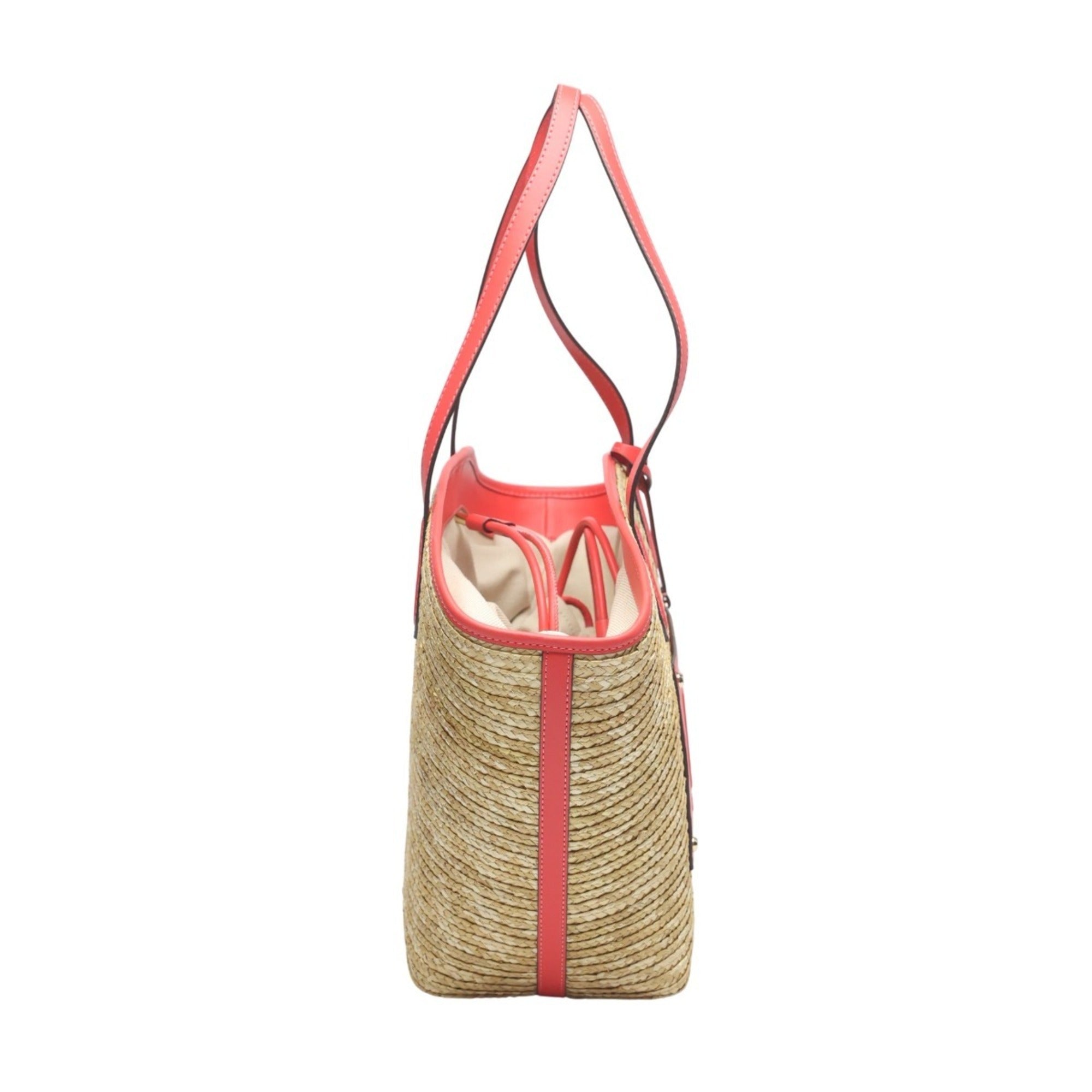 Michael Kors Pink Canvas Leather Handbag (Pre-Owned)