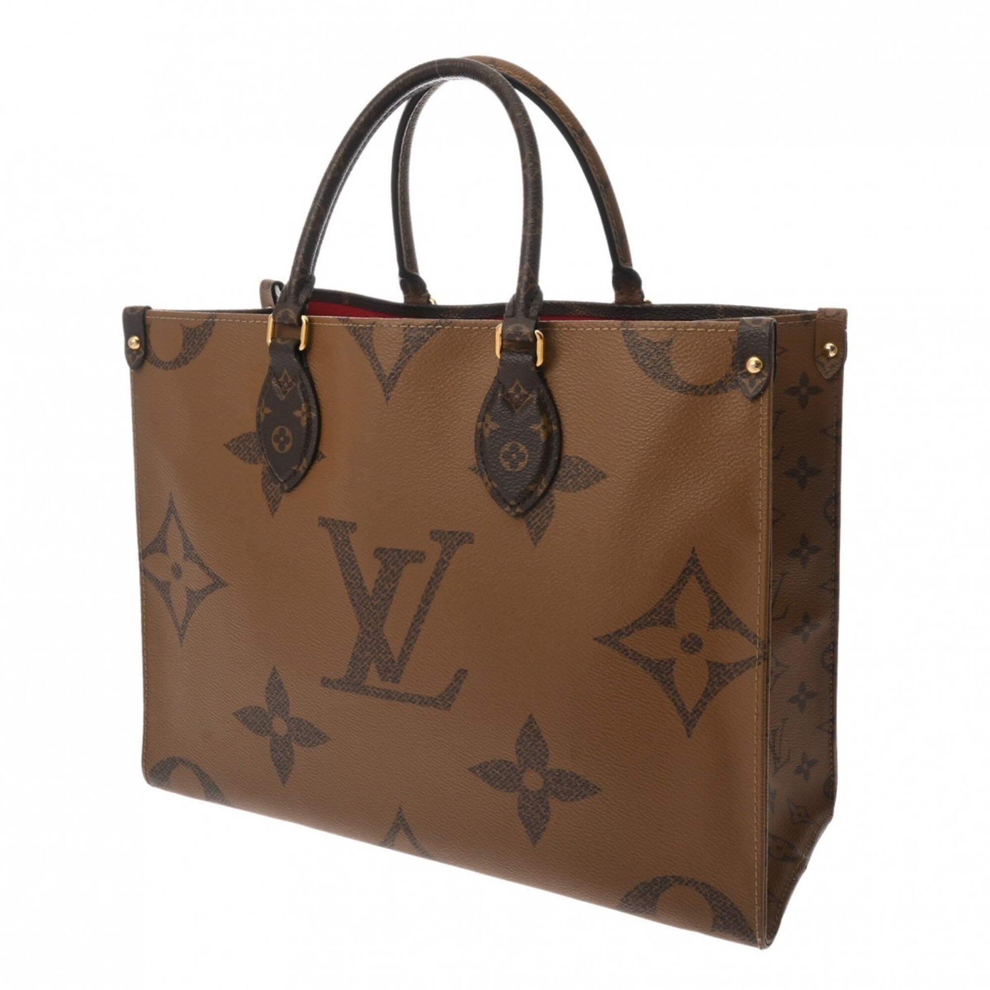 Louis Vuitton Brown Monogram Canvas Handbag (Pre-Owned)
