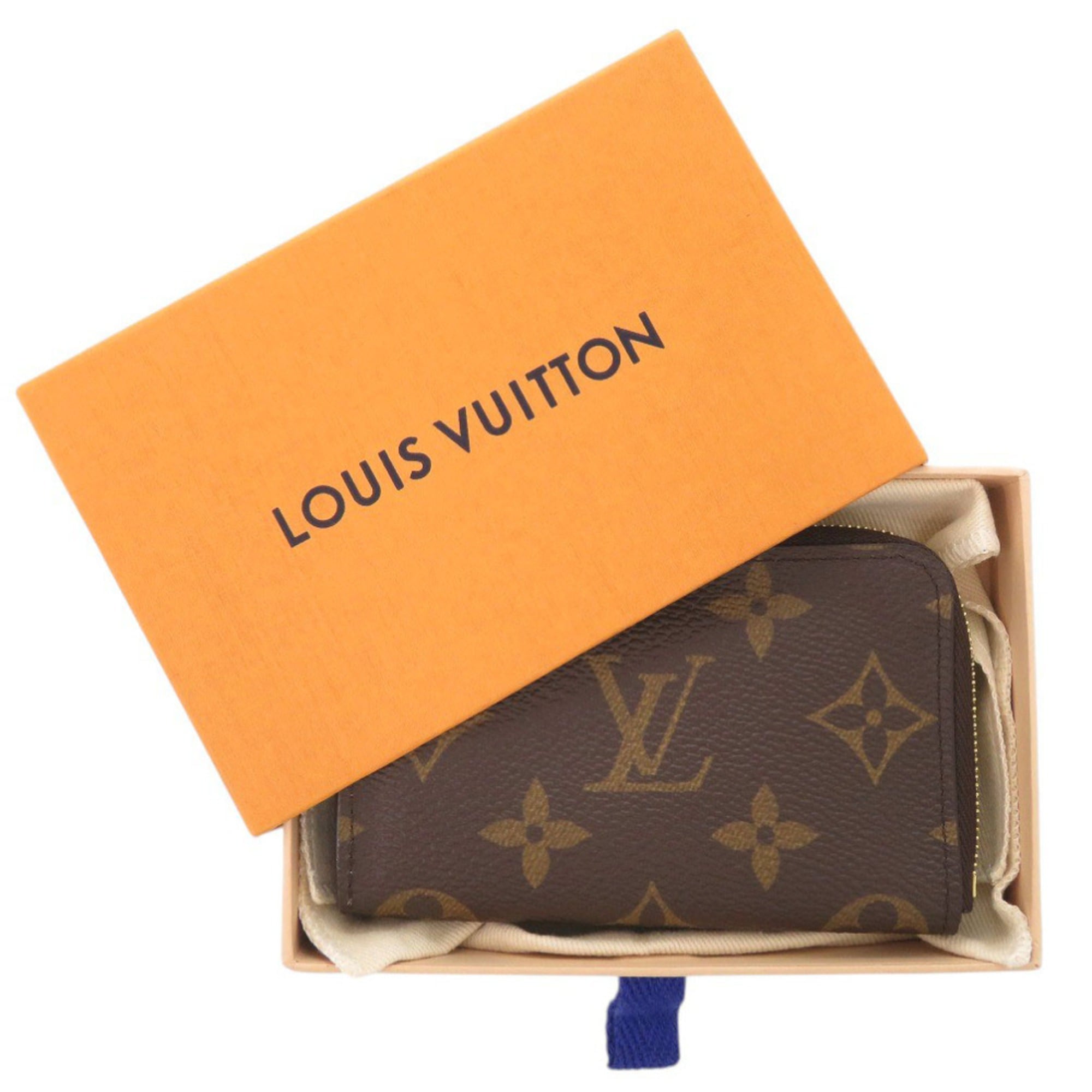 Louis Vuitton Blue Monogram Monogram Coin Purse/Coin Case (Pre-Owned)