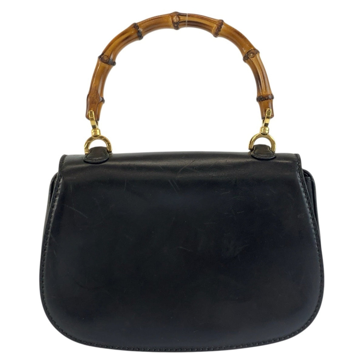 Gucci Black Leather Handbag (Pre-Owned)