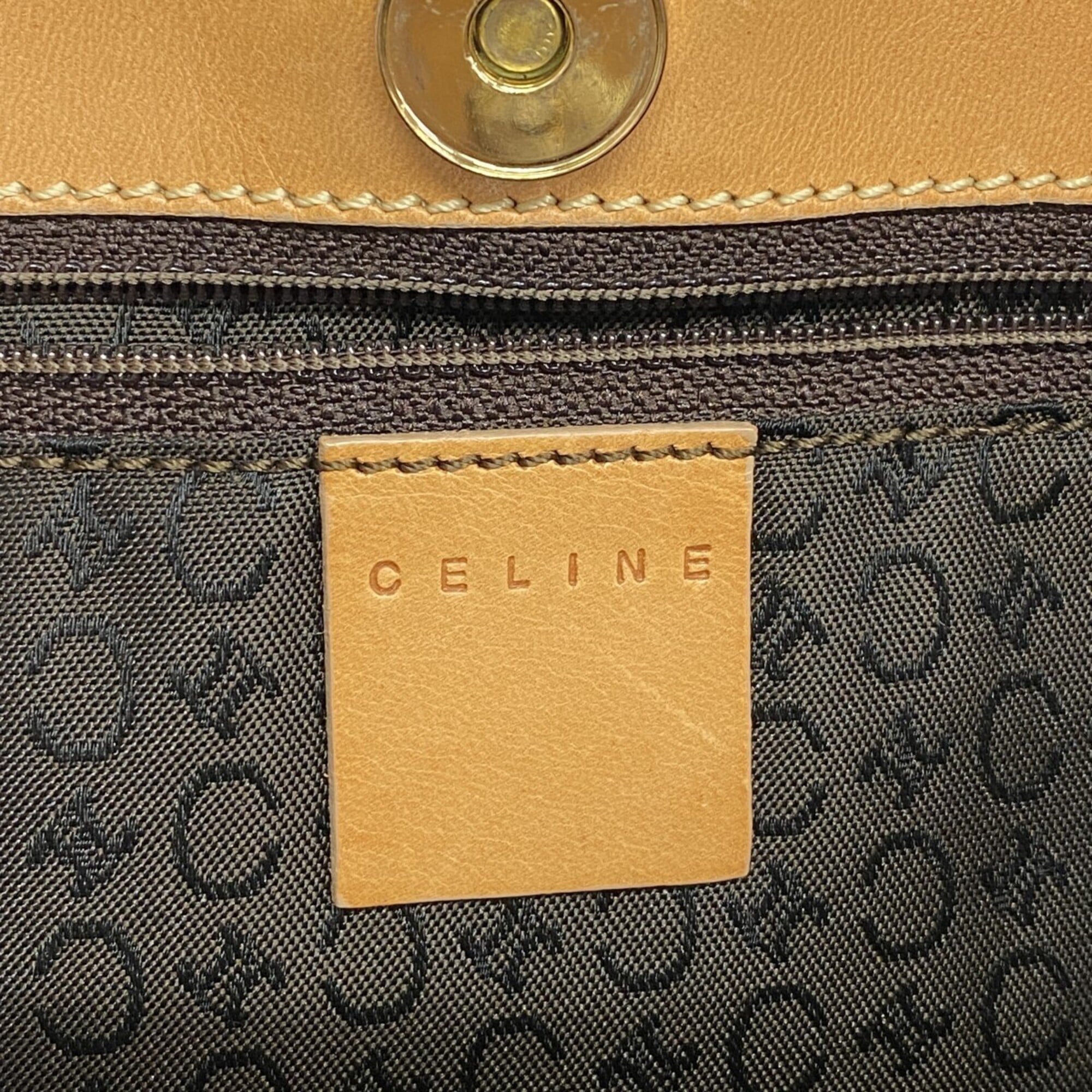 Celine Brown Suede Shoulder Bag (Pre-Owned)
