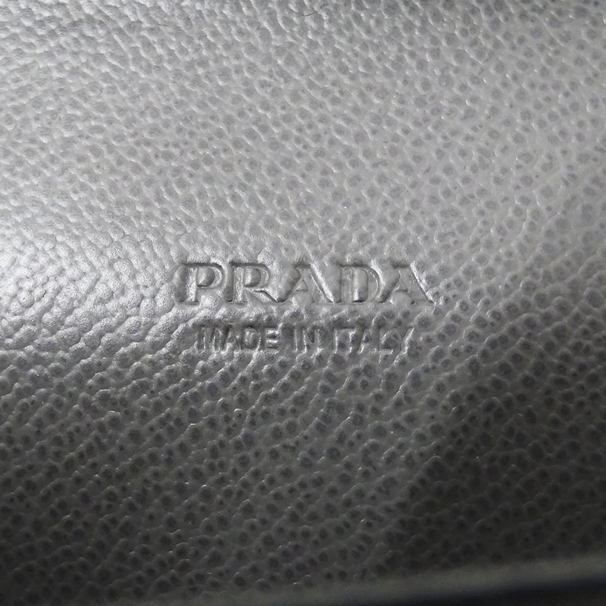 Prada Black Leather Long Bill Wallet (Bi-Fold) (Pre-Owned)