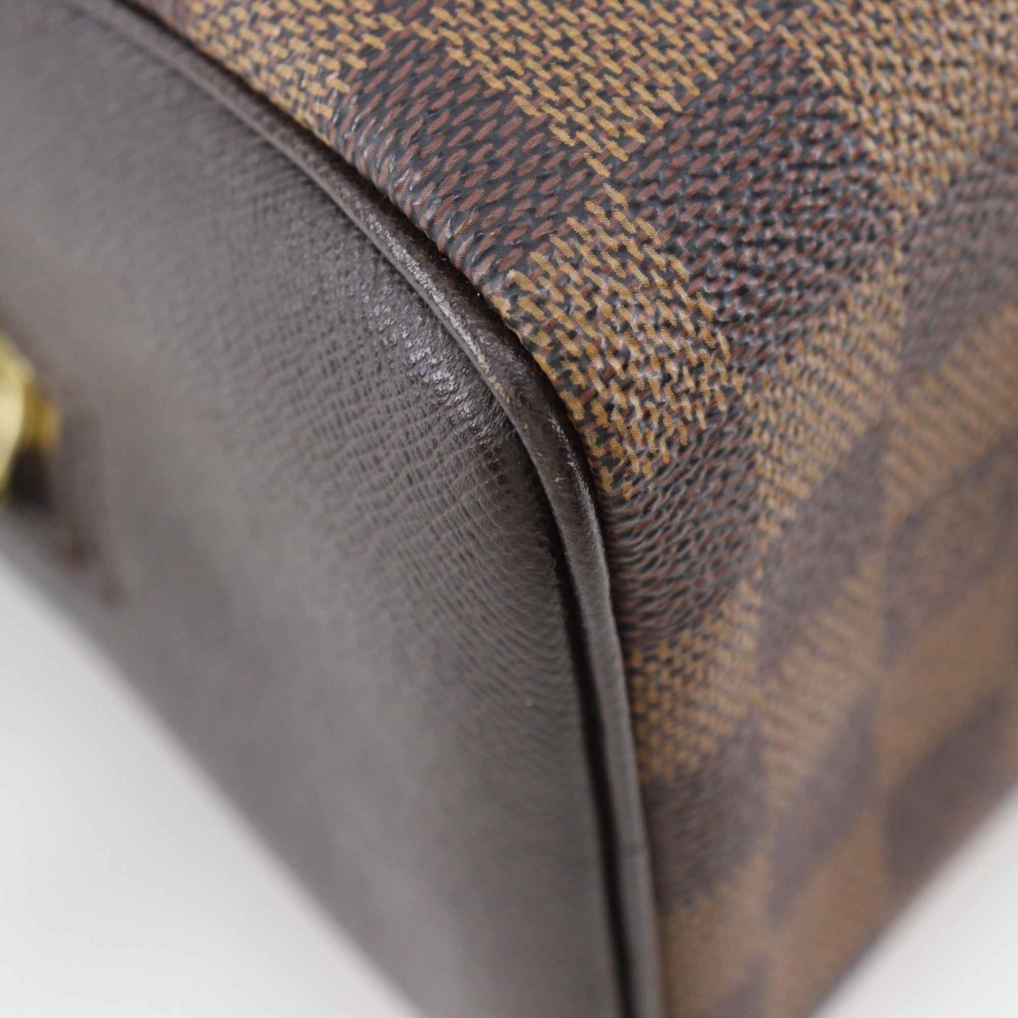 Louis Vuitton Brown Damier Canvas Handbag (Pre-Owned)