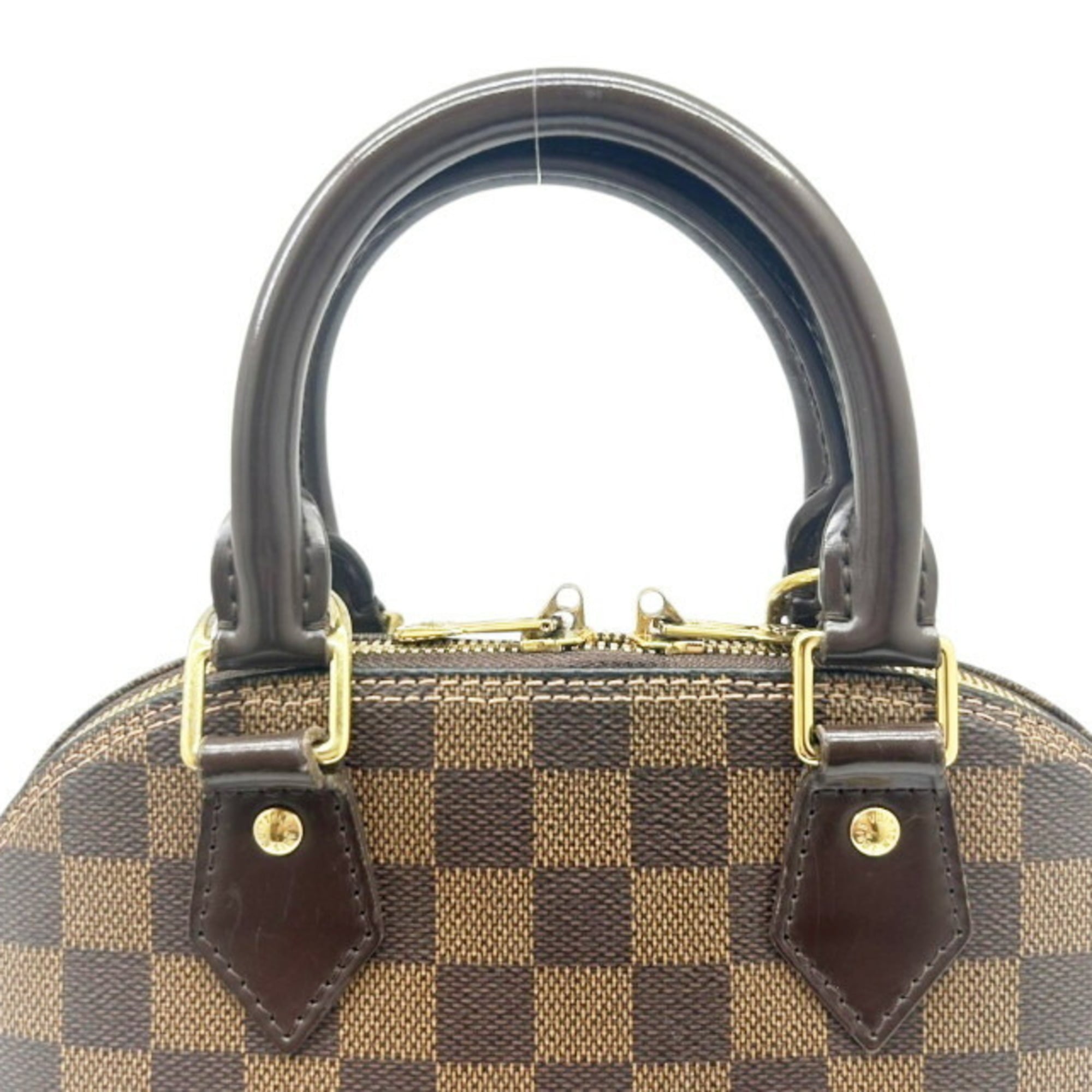 Louis Vuitton Damier Brown Damier Canvas Handbag Shoulder Bag (Pre-Owned)