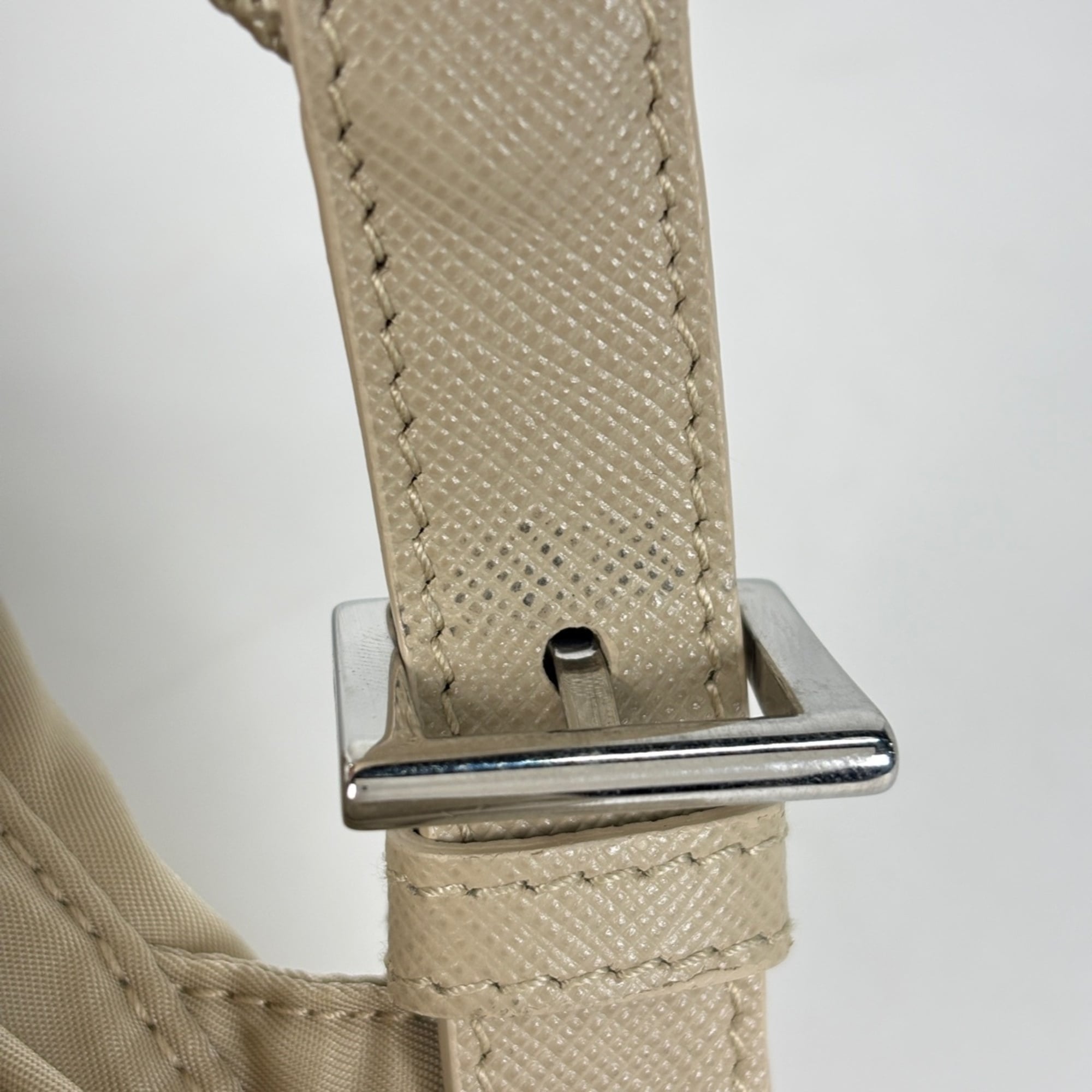 Prada Beige Nylon Backpack (Pre-Owned)