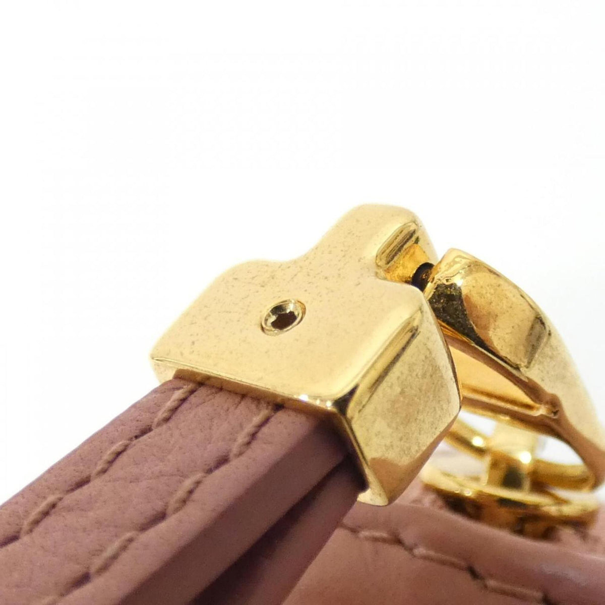 Christian Dior Pink Leather Handbag Pouch (Pre-Owned)