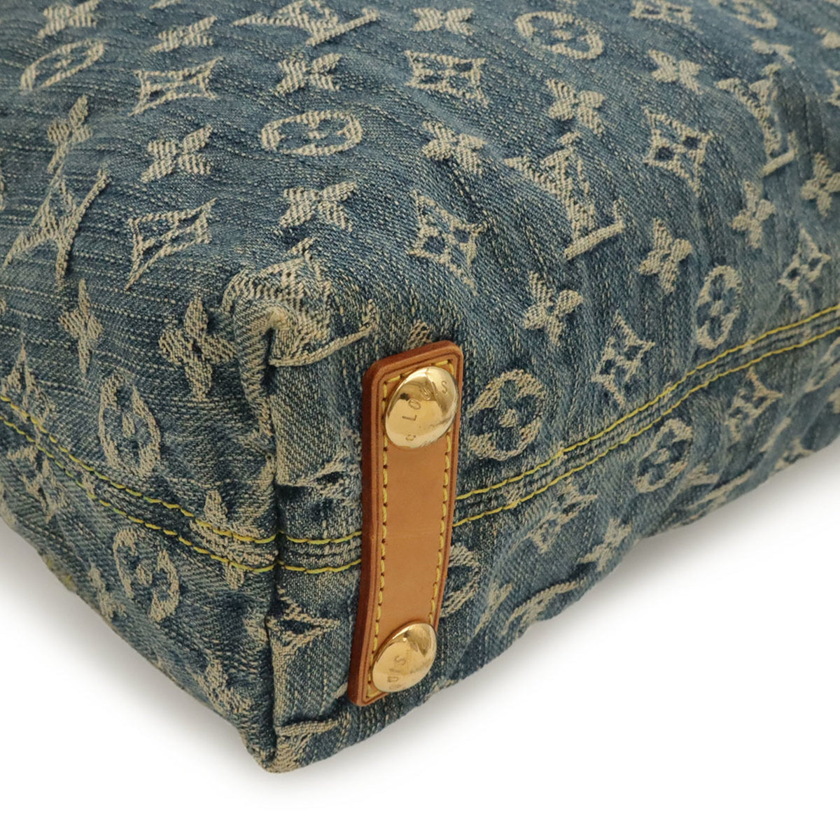 Louis Vuitton Blue Monogram Monogram Denim Shoulder Bag (Pre-Owned)