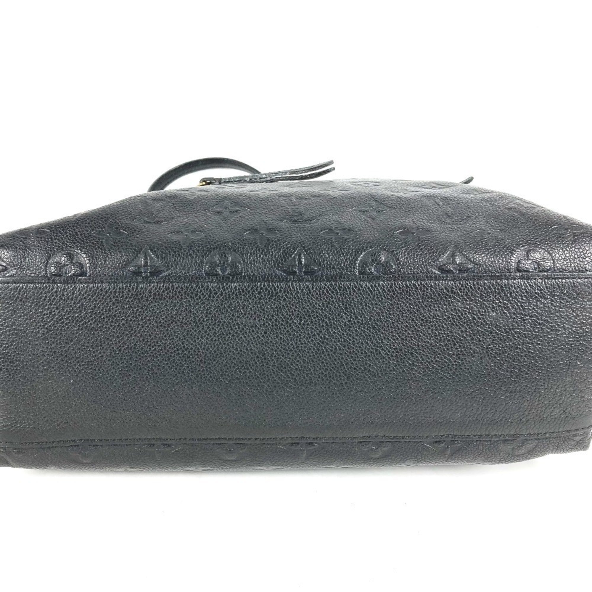 Louis Vuitton Black Noir Monogram Empreinte Handbag Shoulder Bag Tote Bag (Pre-Owned)