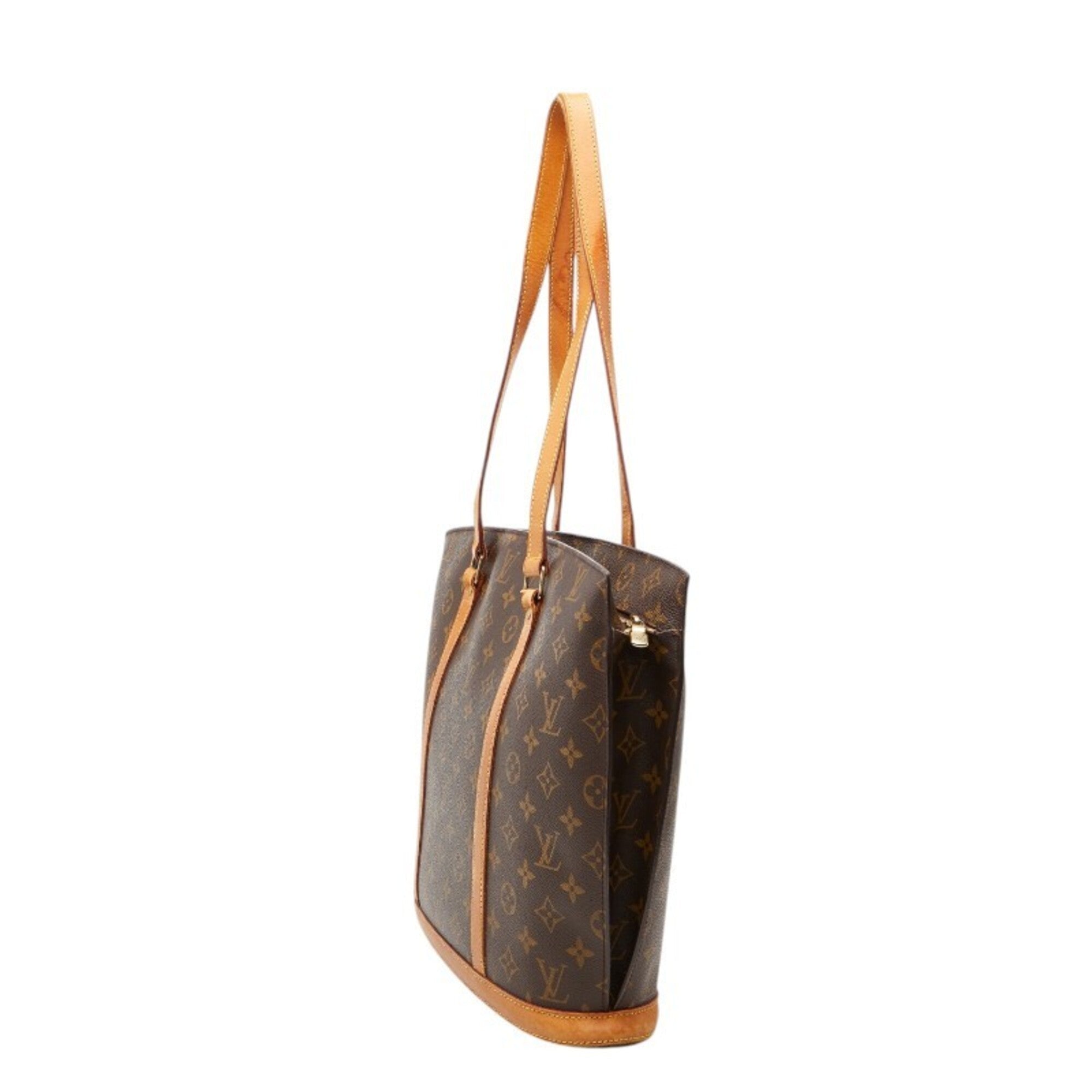 Louis Vuitton Brown Pvc Leather Shoulder Bag Tote Bag (Pre-Owned)