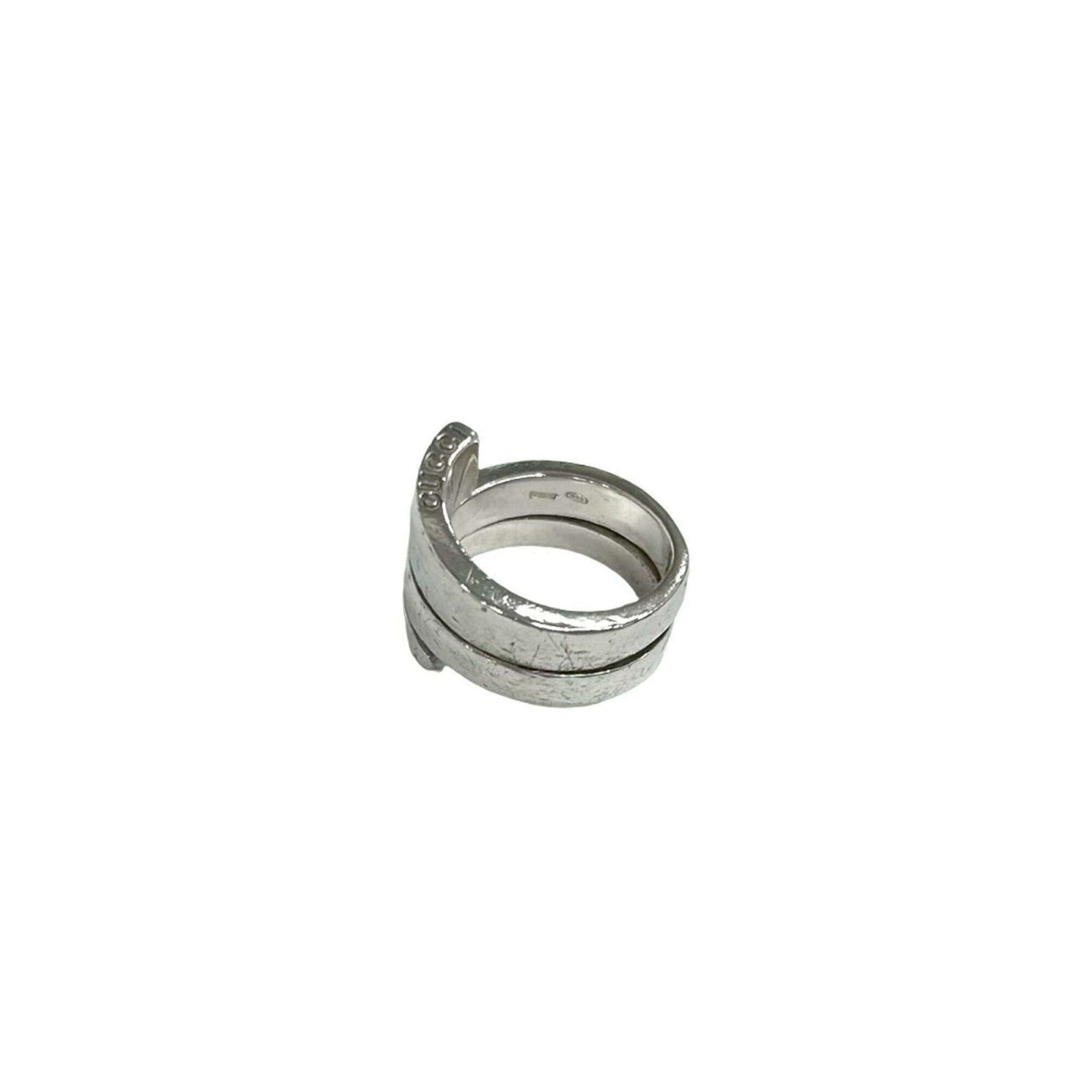 Gucci Silver Silver 925 Band Ring (Pre-Owned)