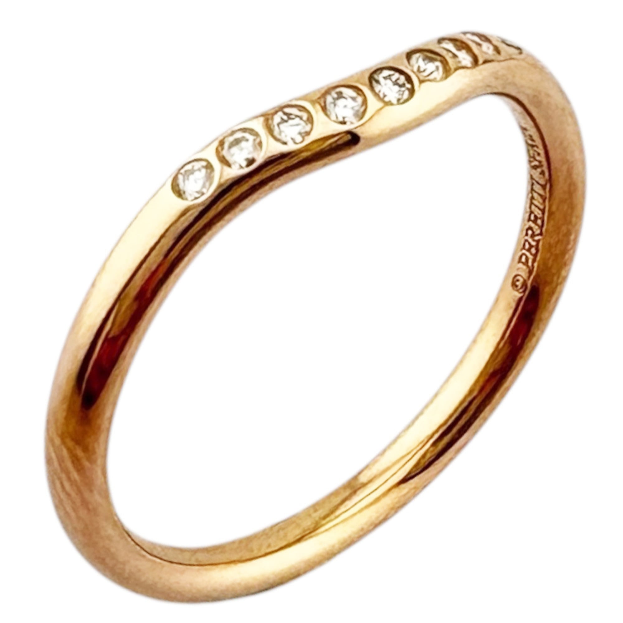 Tiffany Gold Pink Gold Pink Gold (18K) Band Ring (Pre-Owned)