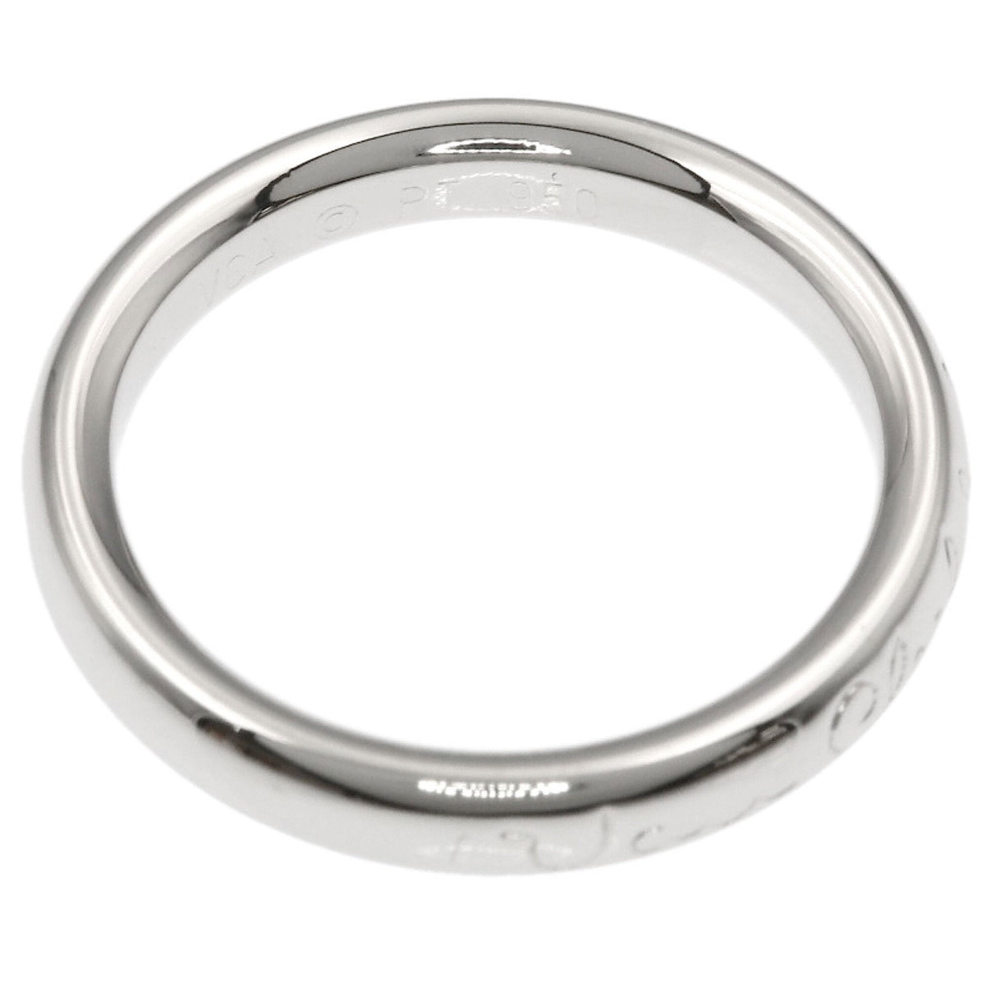 Van Cleef & Arpels Platinum 950 Band Ring (Pre-Owned)