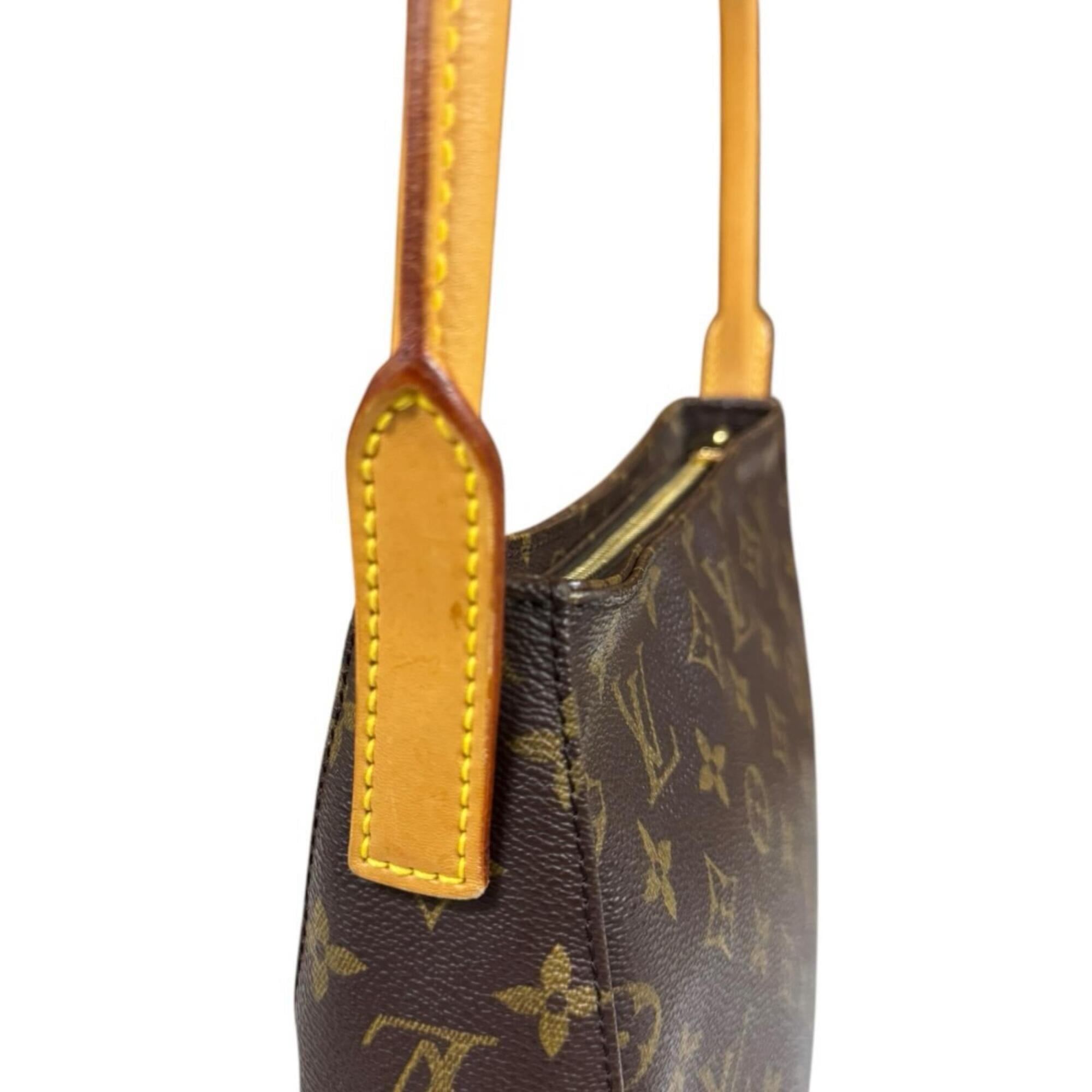 Louis Vuitton Brown Monogram Canvas Shoulder Bag (Pre-Owned)