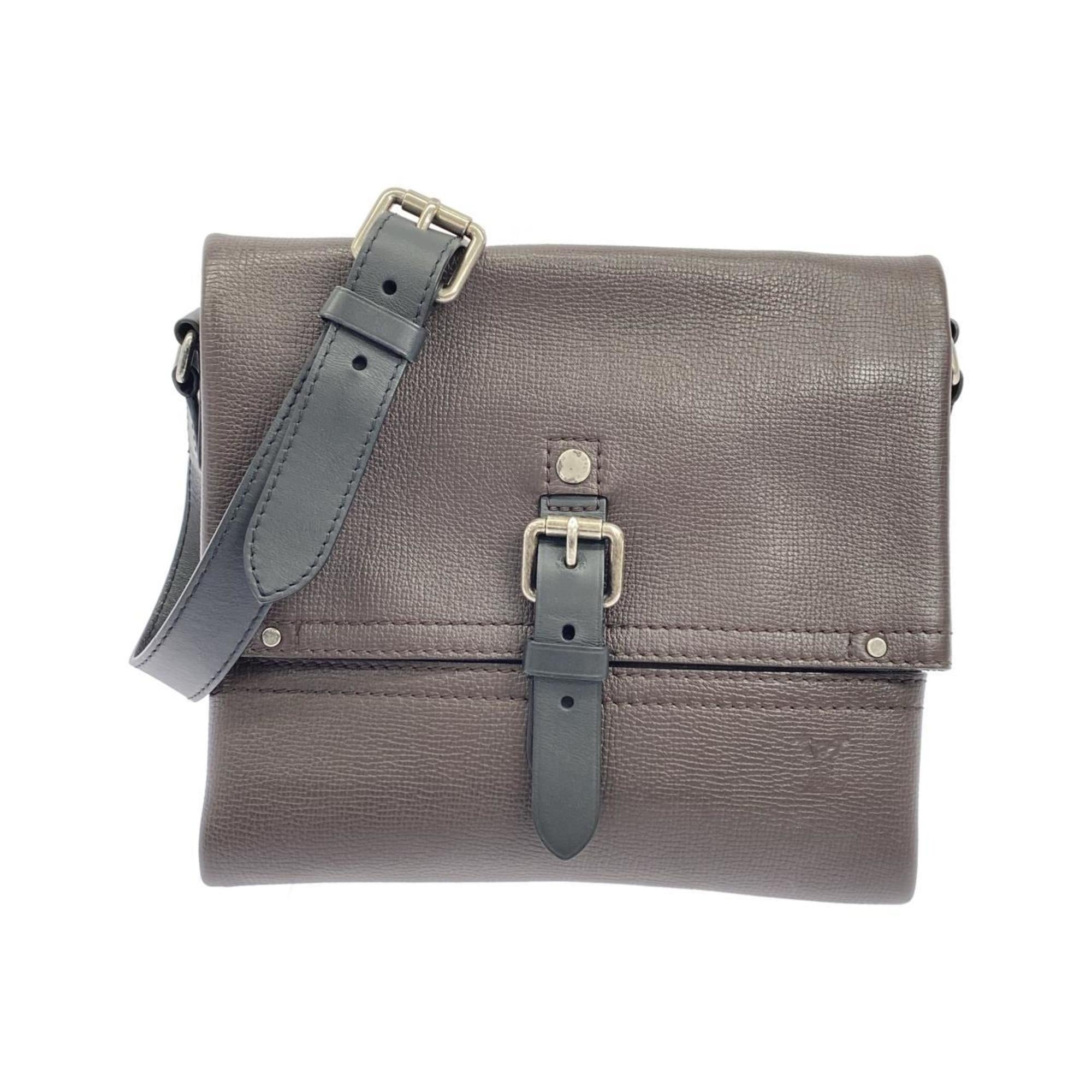 Louis Vuitton Brown Caffe Coffee Leather Shoulder Bag (Pre-Owned)