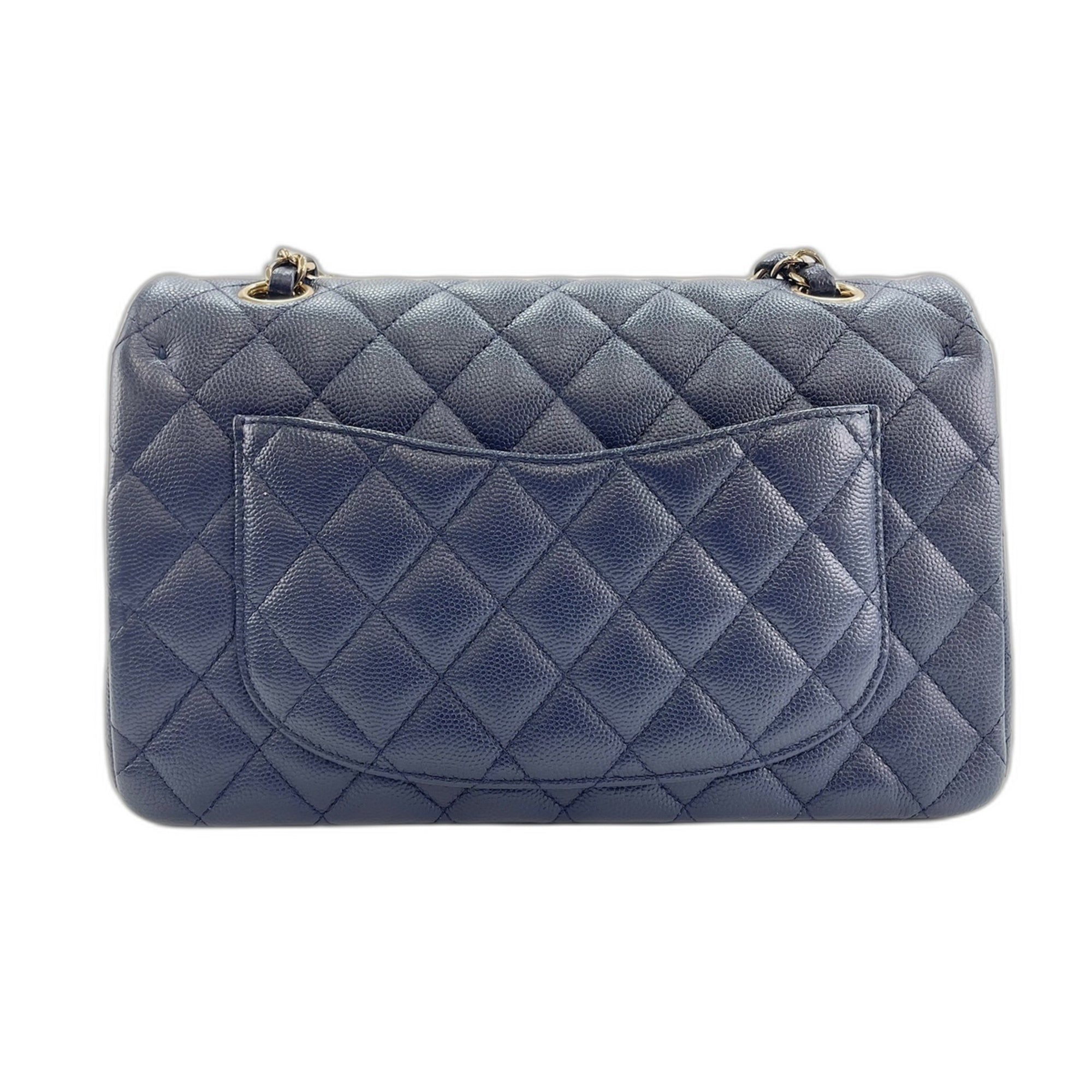 Chanel Matelasse Navy Shoulder Bag (Pre-Owned)