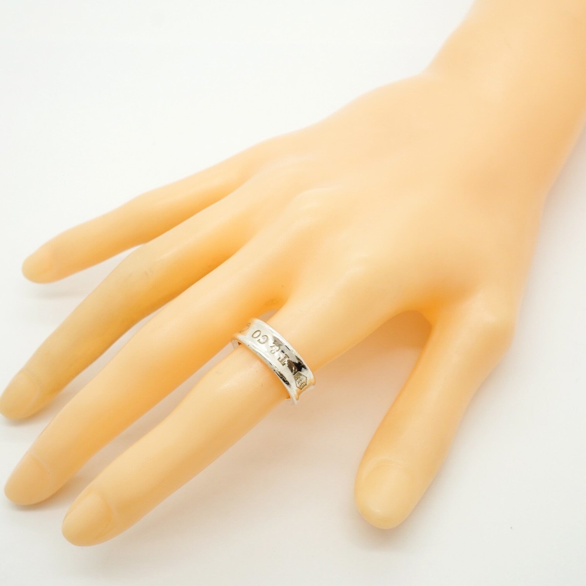 Tiffany Silver 925 Band Ring (Pre-Owned)
