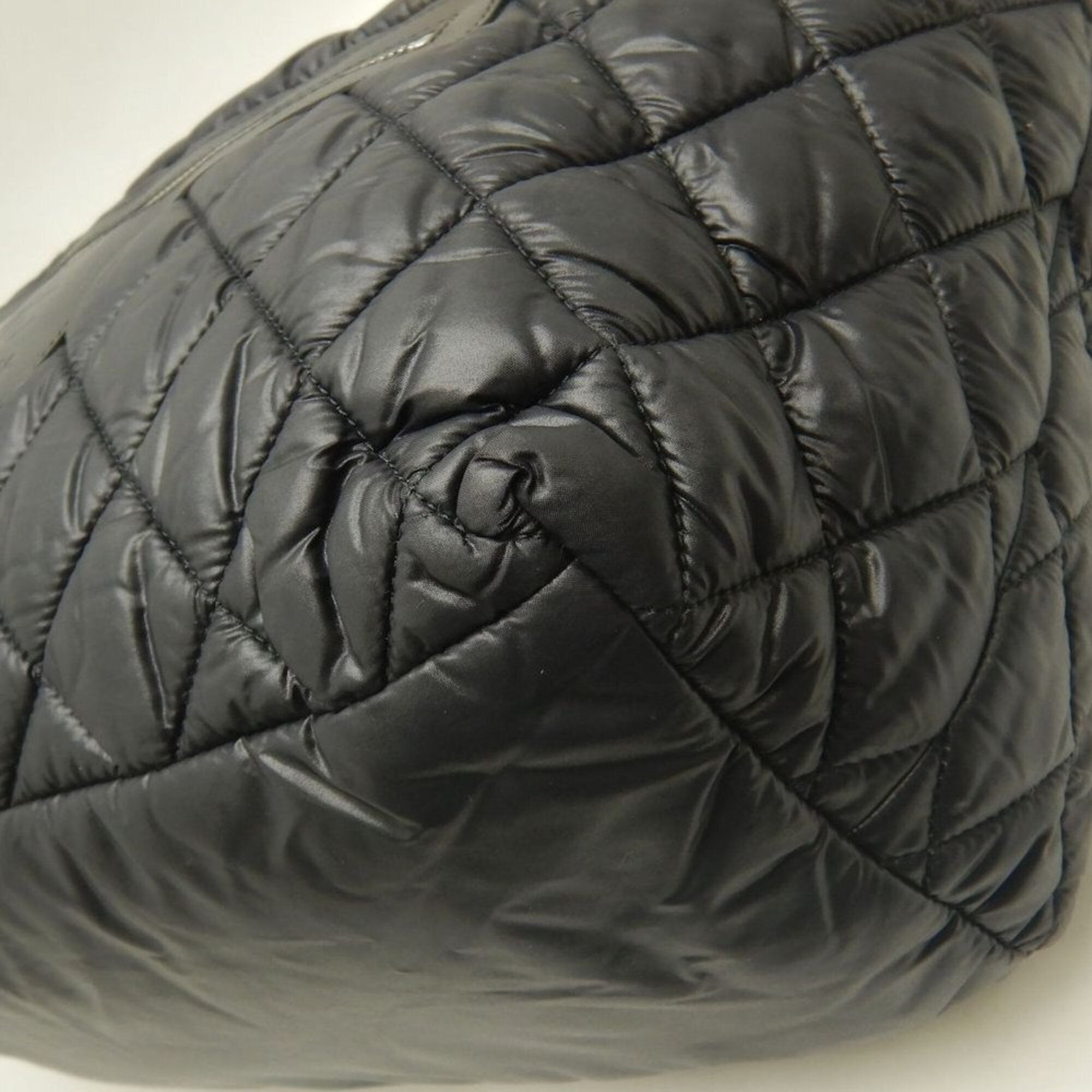 Chanel Coco Cocoon Black Nylon Tote Bag (Pre-Owned)
