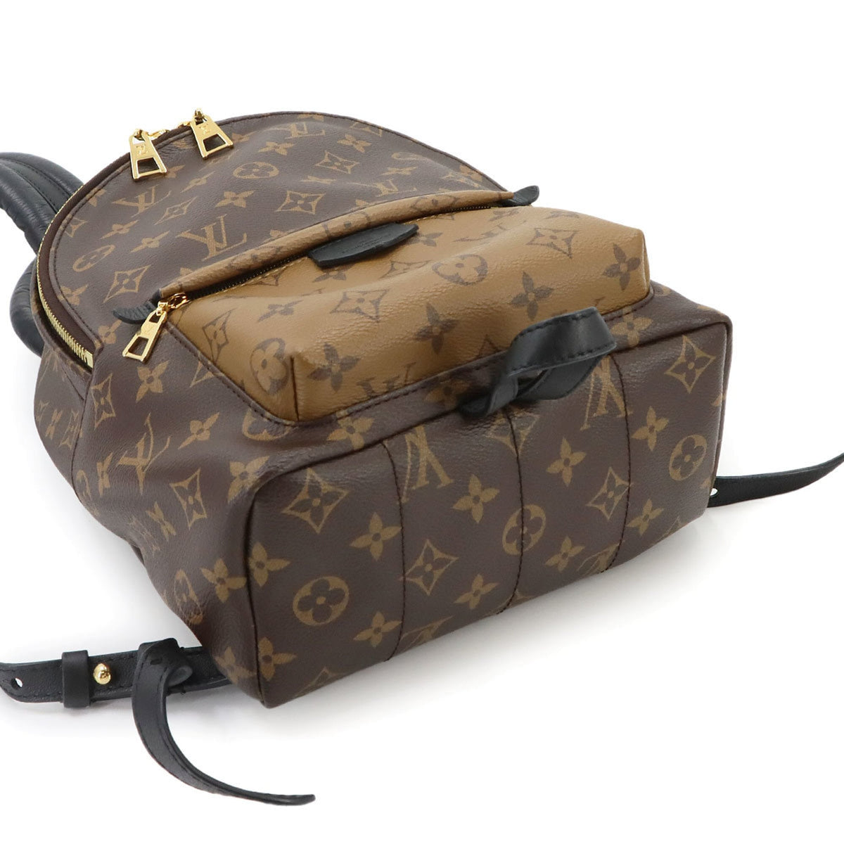 Louis Vuitton Brown Monogram Reverse Monogram Reverse Monogram Canvas Backpack (Pre-Owned)