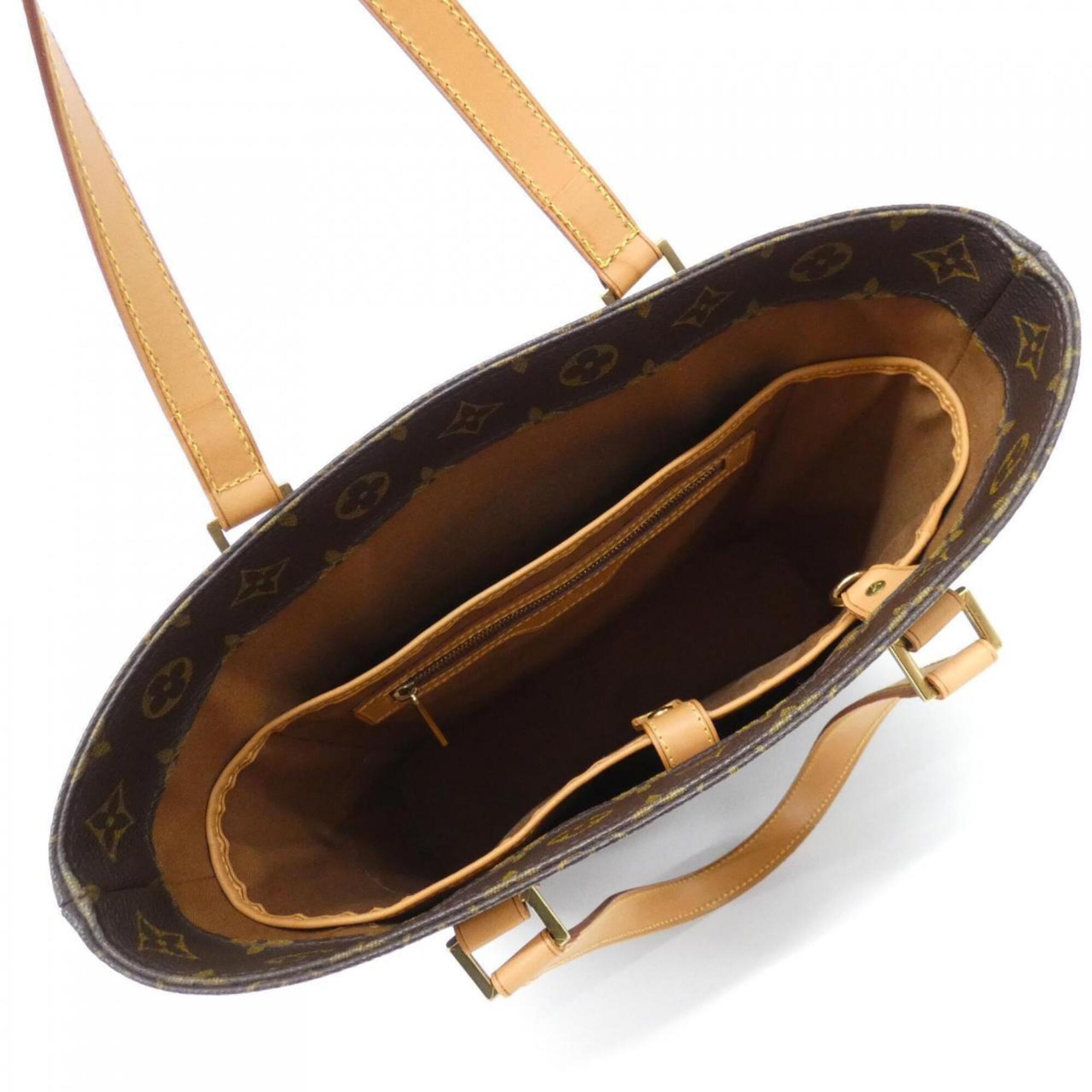 Louis Vuitton Monogram Marron Coated Canvas Handbag (Pre-Owned)