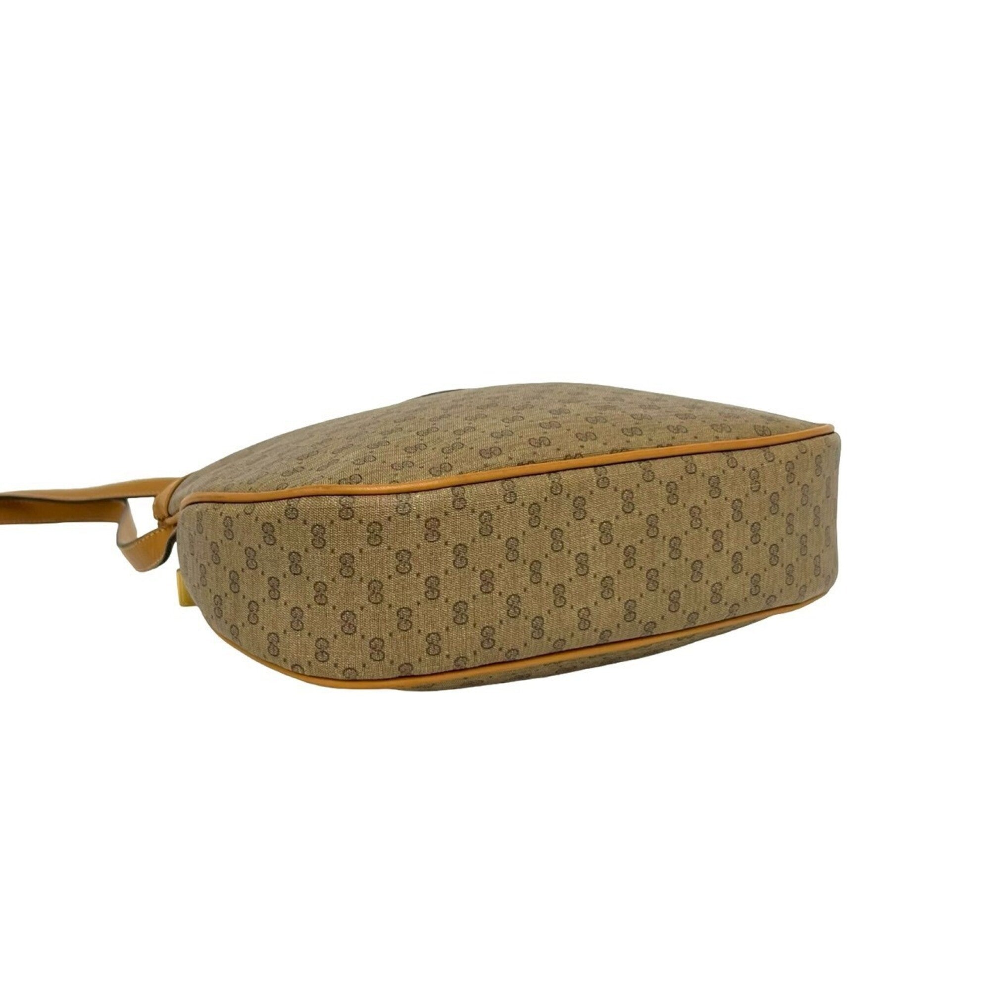 Gucci Brown Pvc Leather Pochette Shoulder Bag (Pre-Owned)