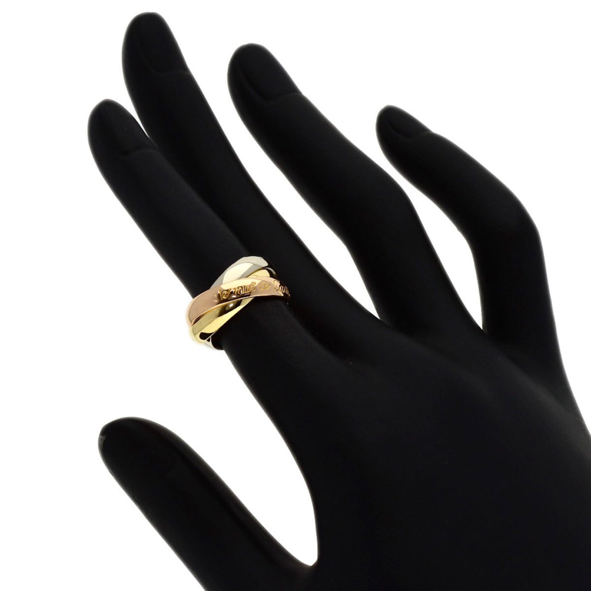 Cartier Gold Silver Yellow Gold (18K) Pink Gold (18K) White Gold (18K) Band Ring (Pre-Owned)