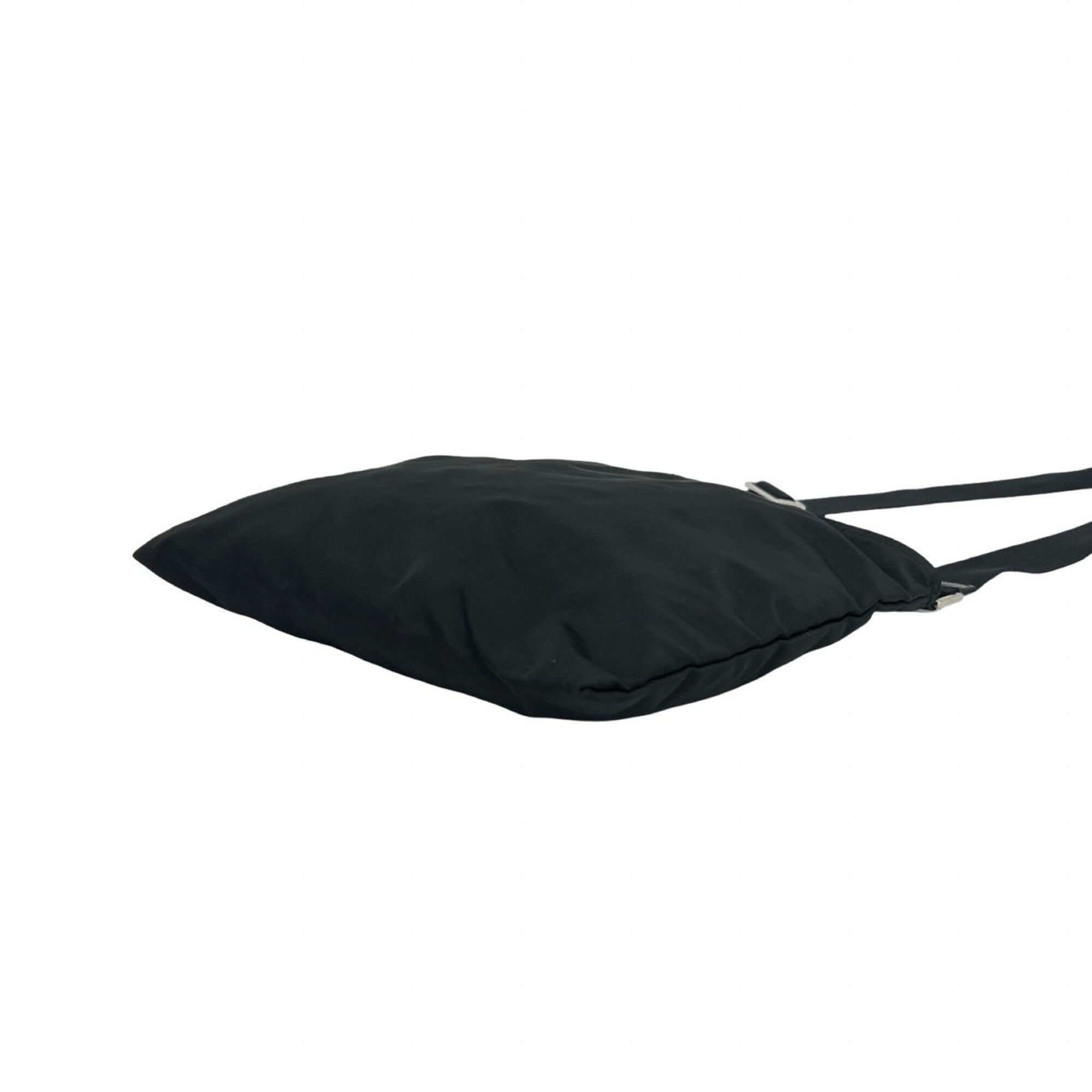 Prada Black Nylon Pochette Shoulder Bag (Pre-Owned)