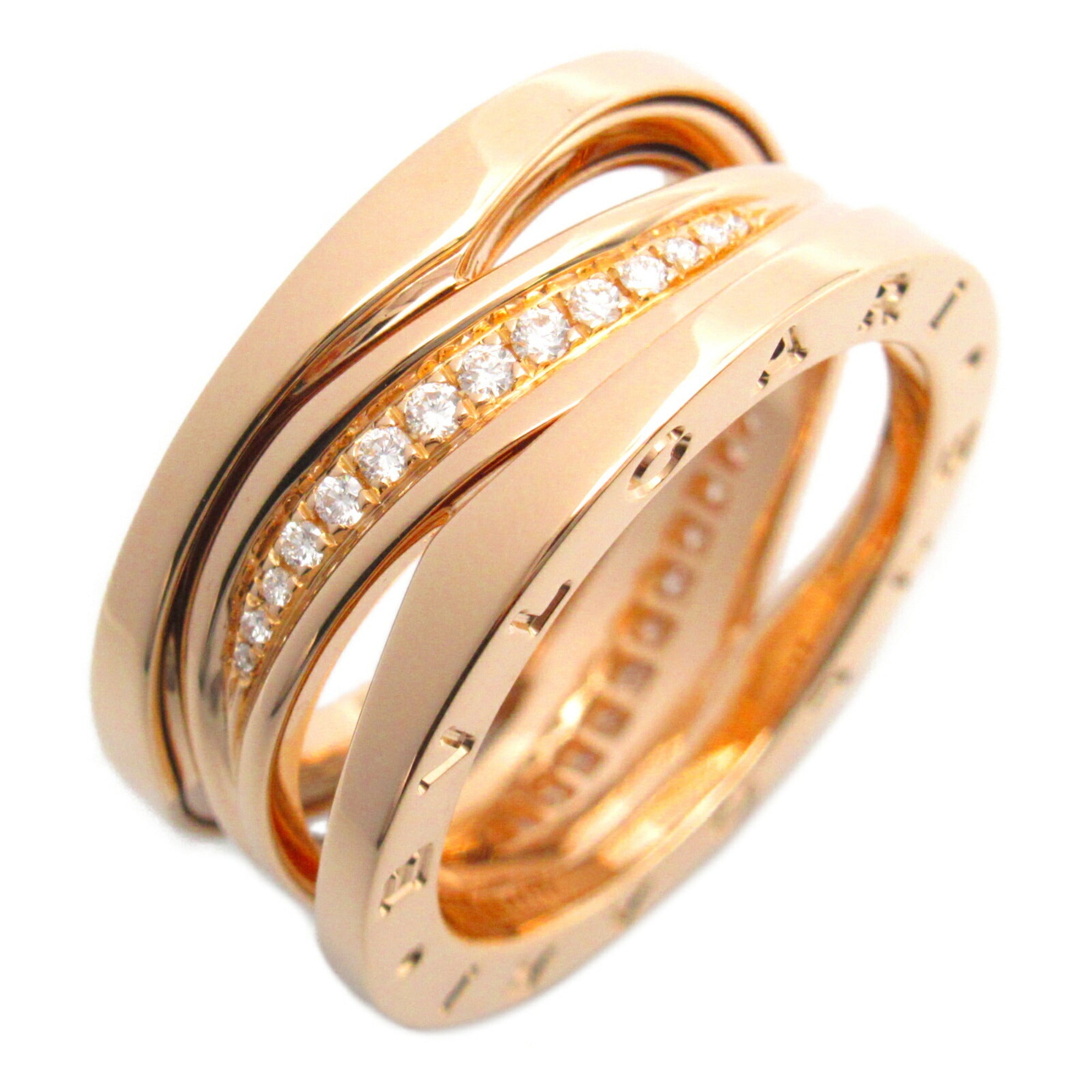 Bvlgari B.Zero1 Pink Gold Pink Gold (18K) Band Ring (Pre-Owned)