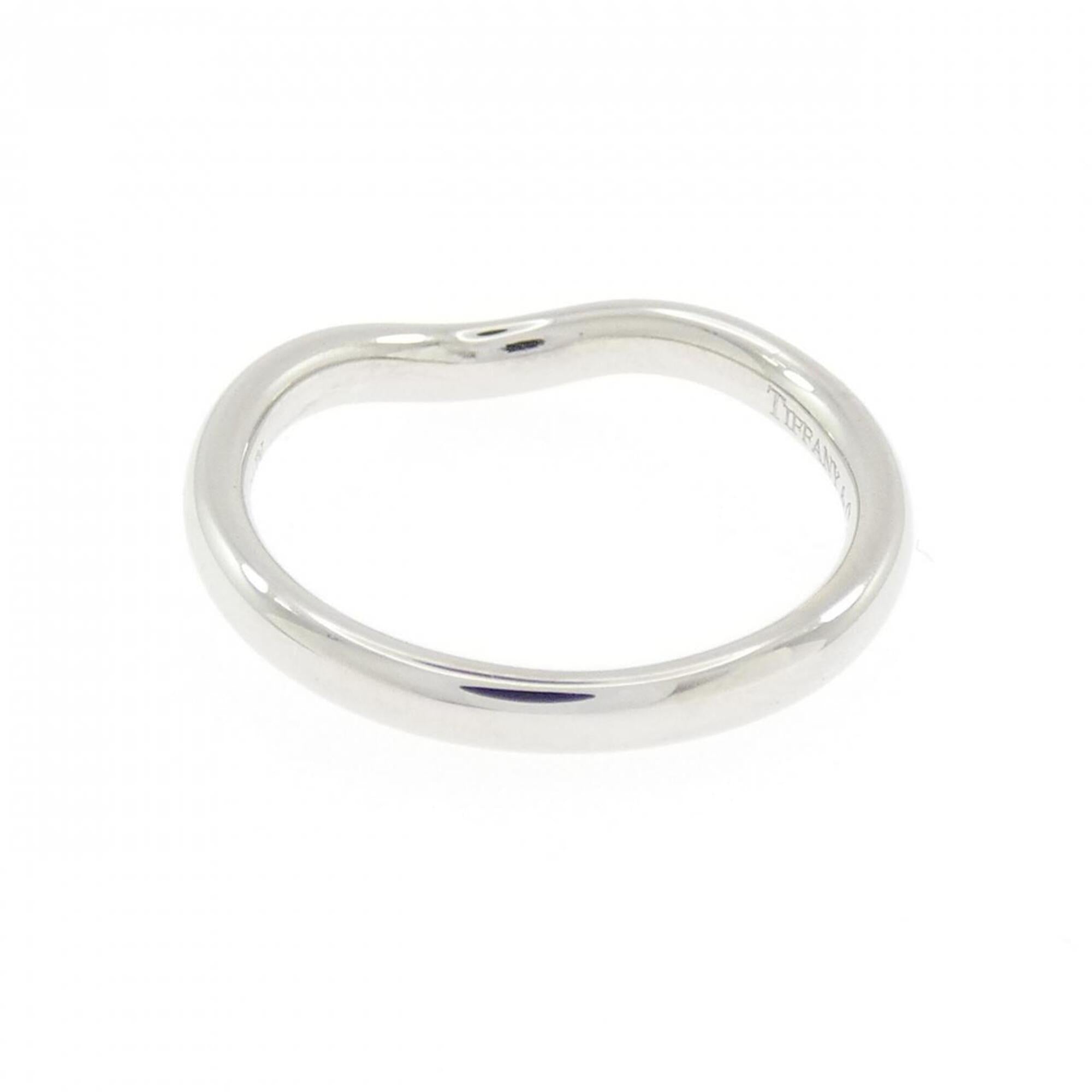 Tiffany Platinum Platinum 950 Band Ring (Pre-Owned)