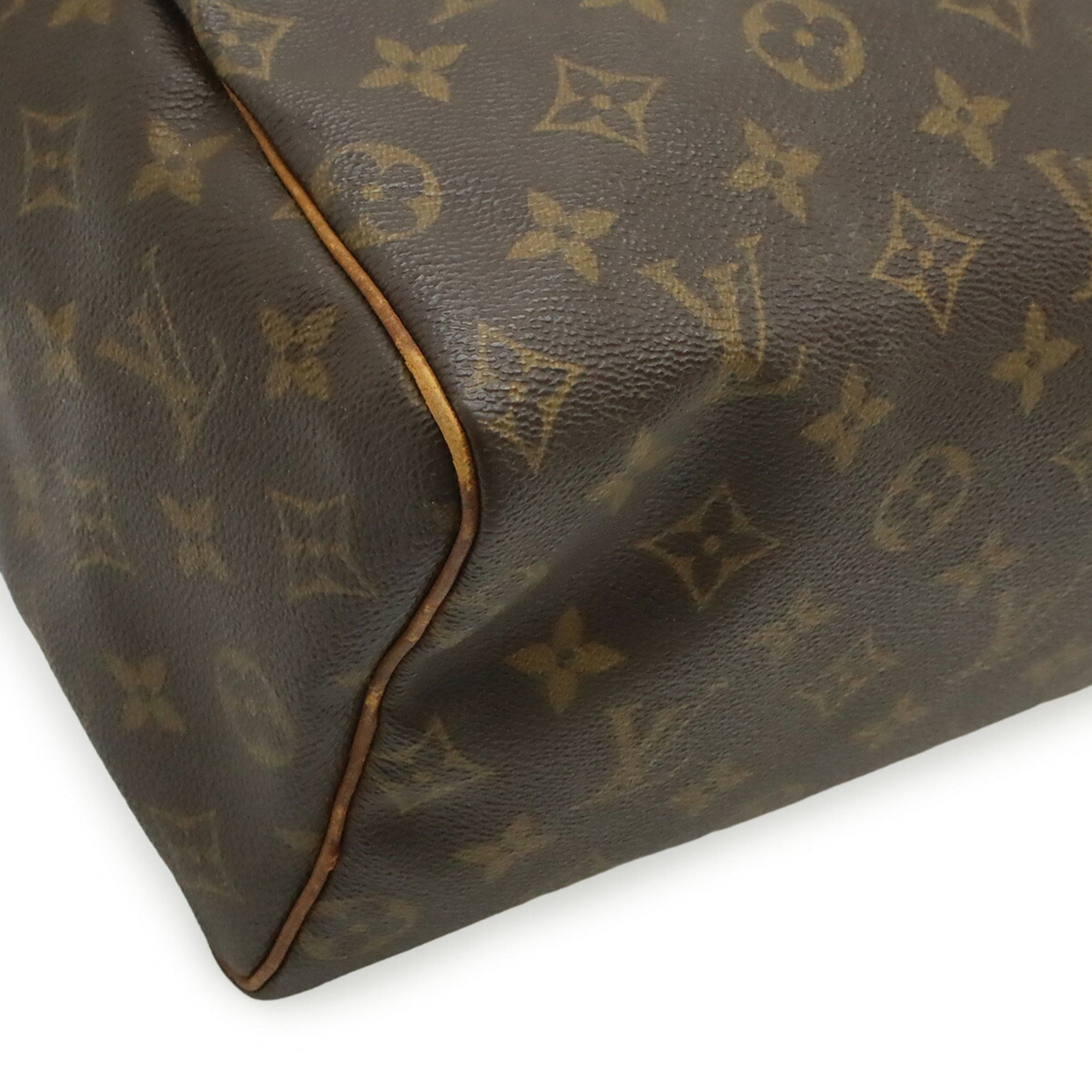 Louis Vuitton Brown Monogram Canvas Pvc Coated Canvas Handbag (Pre-Owned)