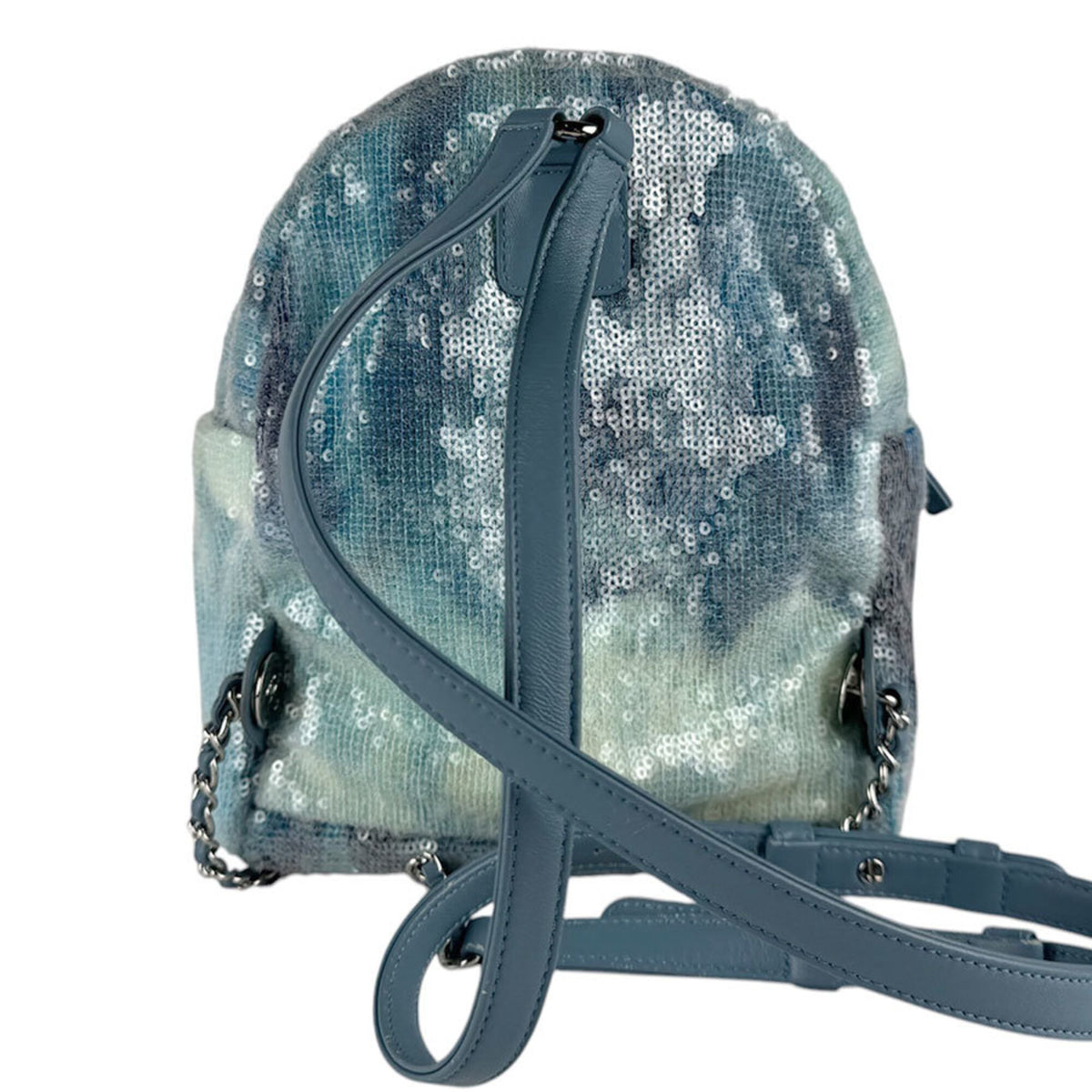 Chanel Blue Spangles Backpack (Pre-Owned)