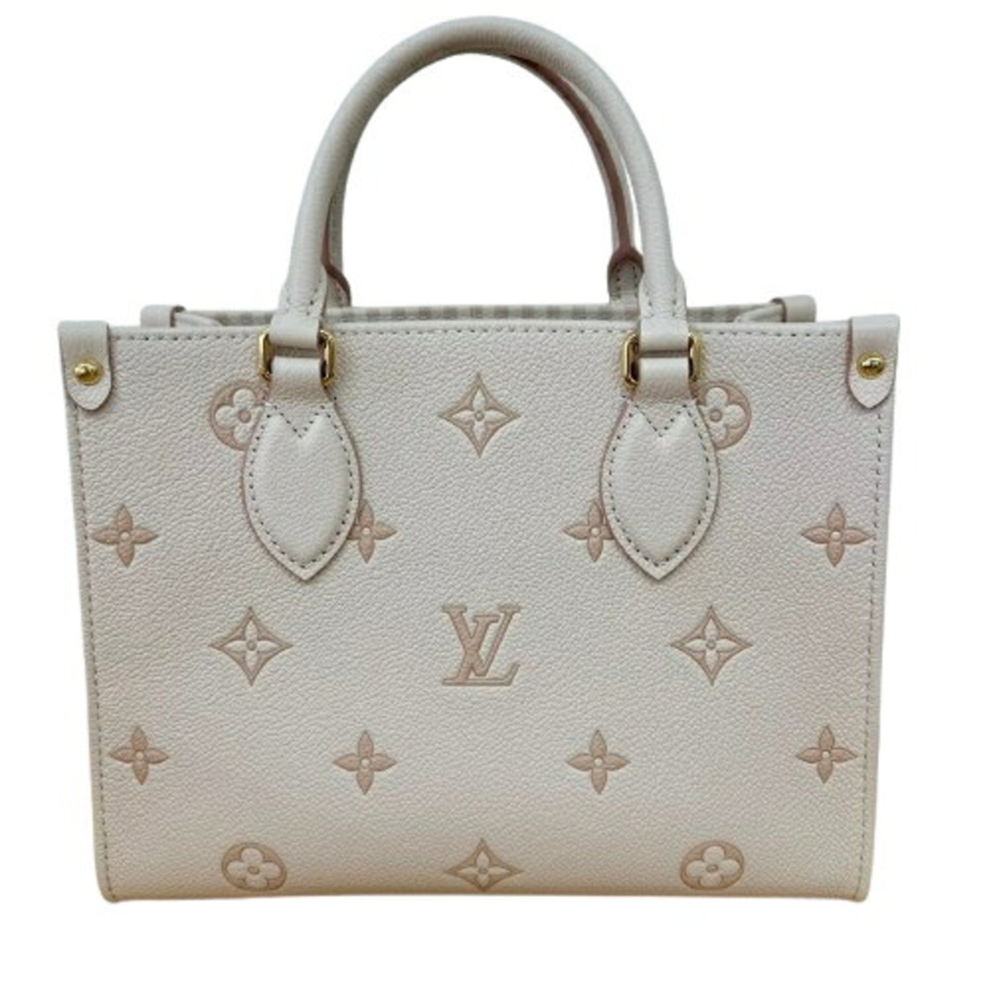 Louis Vuitton Monogram Empreinte Pink Leather Tote Bag (Pre-Owned)