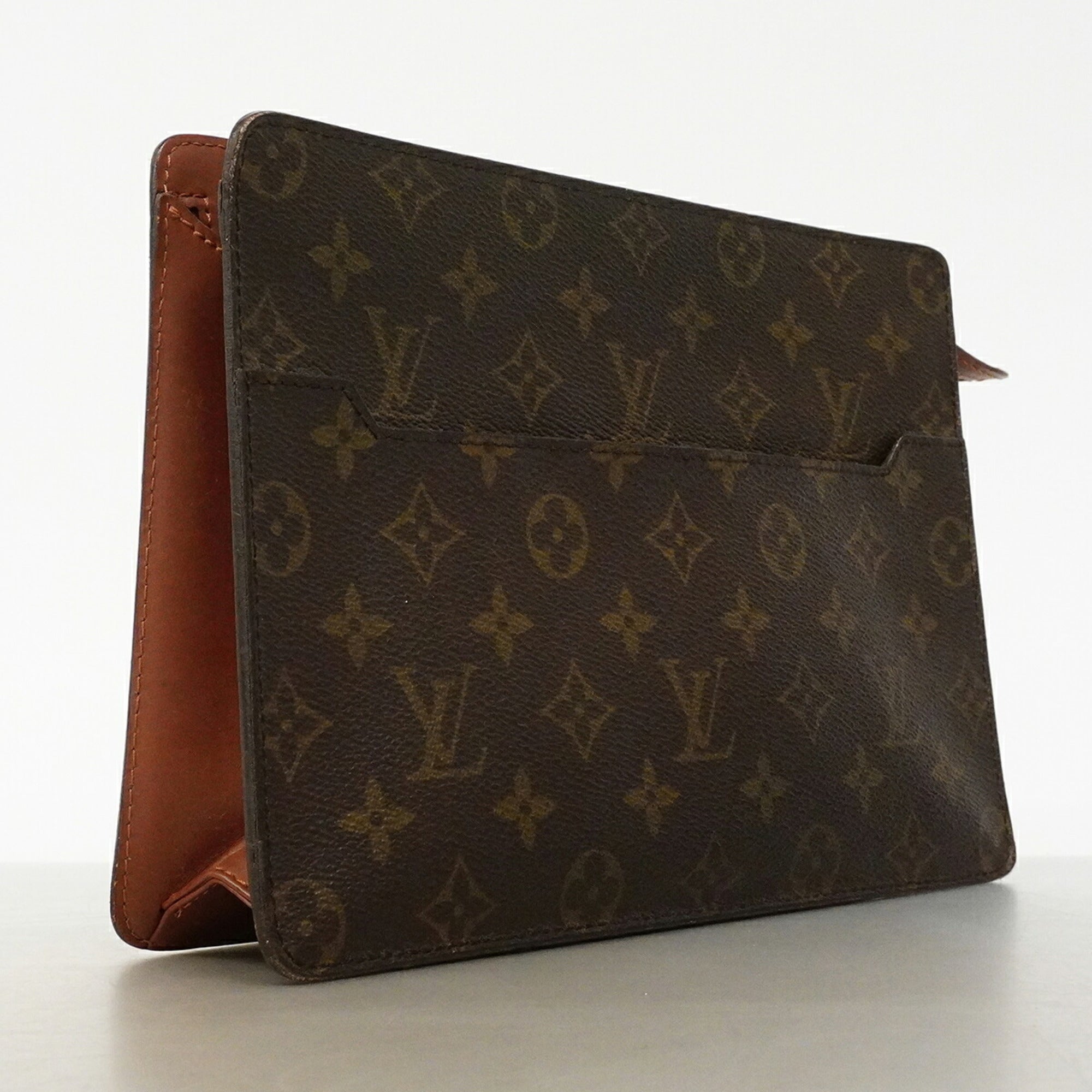 Louis Vuitton Brown Clutch Bag (Pre-Owned)