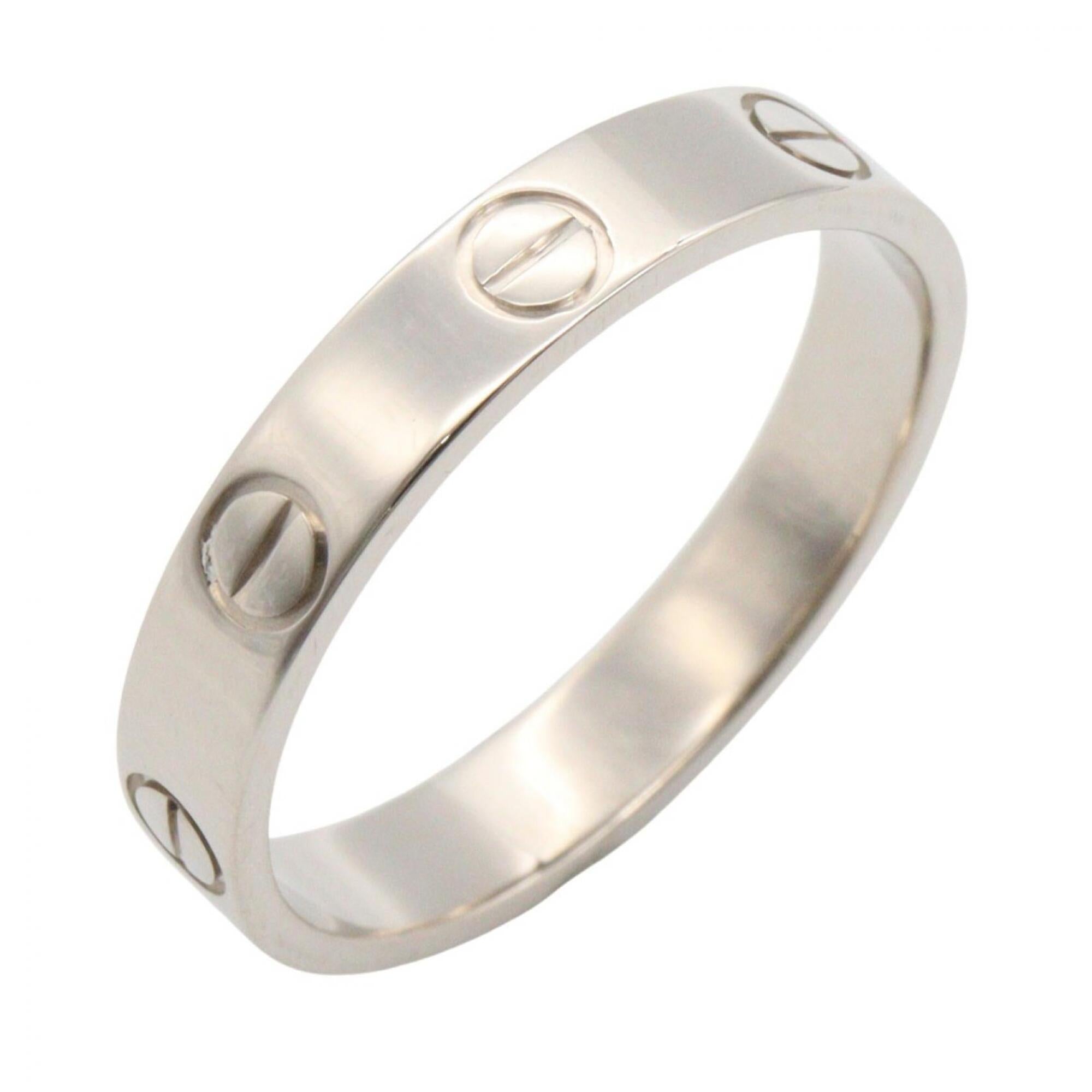Cartier White Gold White Gold (18K) Band Ring (Pre-Owned)