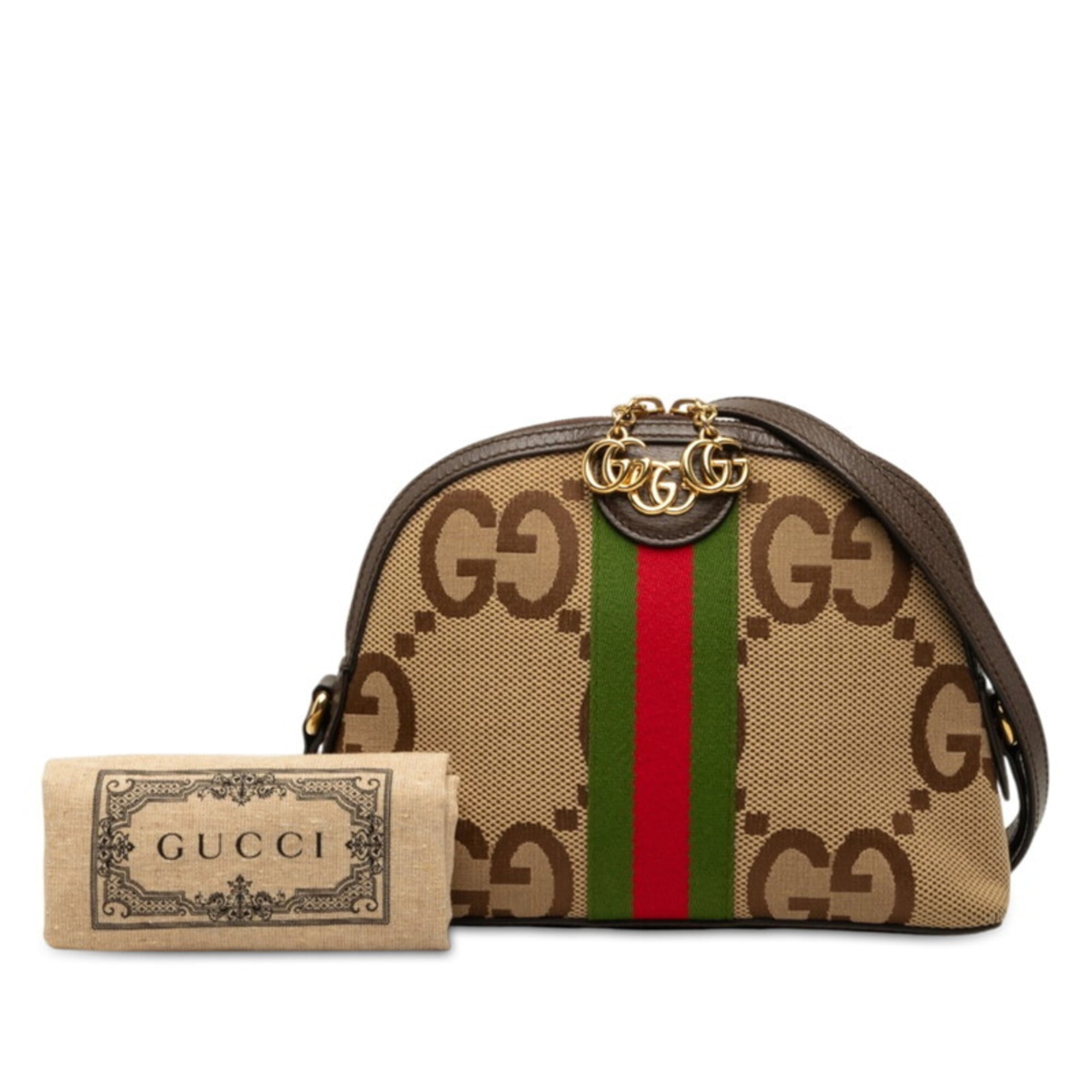 Gucci Brown Canvas Leather (Pre-Owned)