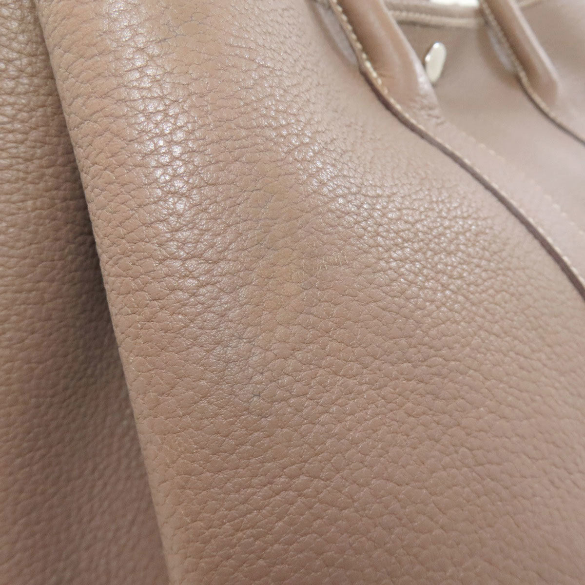 Hermes Garden Etoupe Gray Negonda Leather Tote Bag (Pre-Owned)