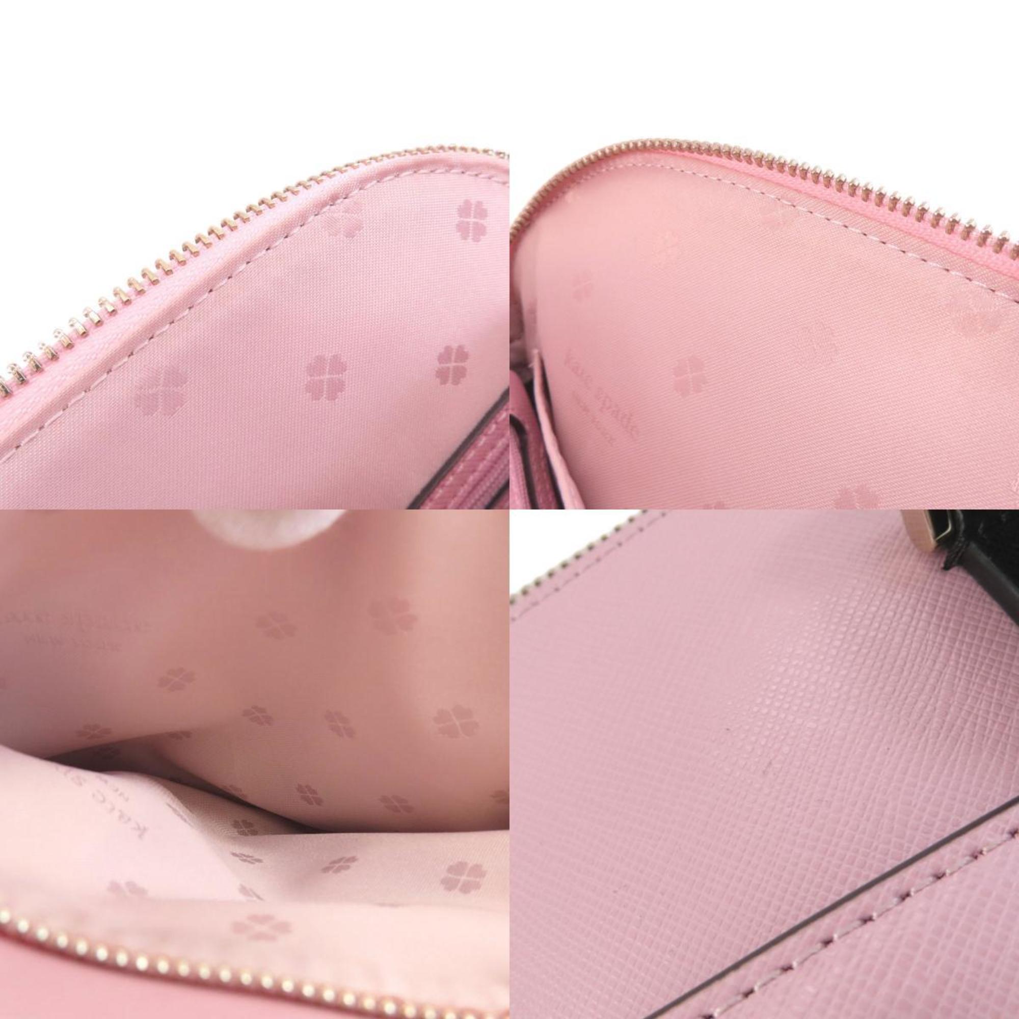 Kate Spade Gray Pink Pvc Tote Bag (Pre-Owned)