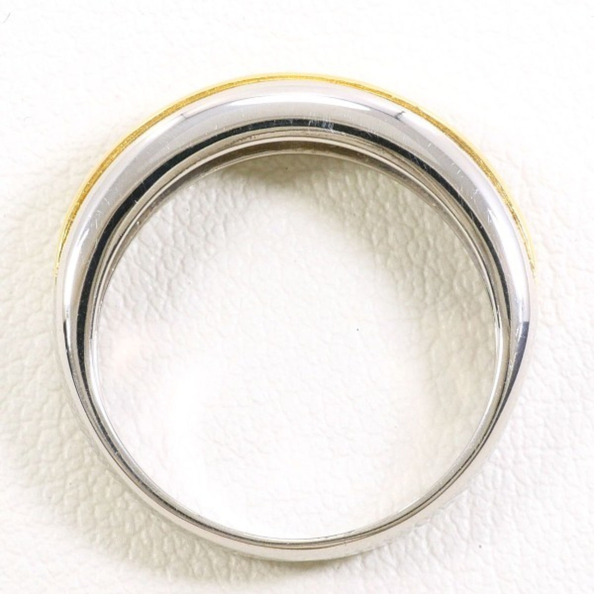 Unbranded Platinum Yellow Gold Yellow Gold (18K) Platinum 900 Band Ring (Pre-Owned)
