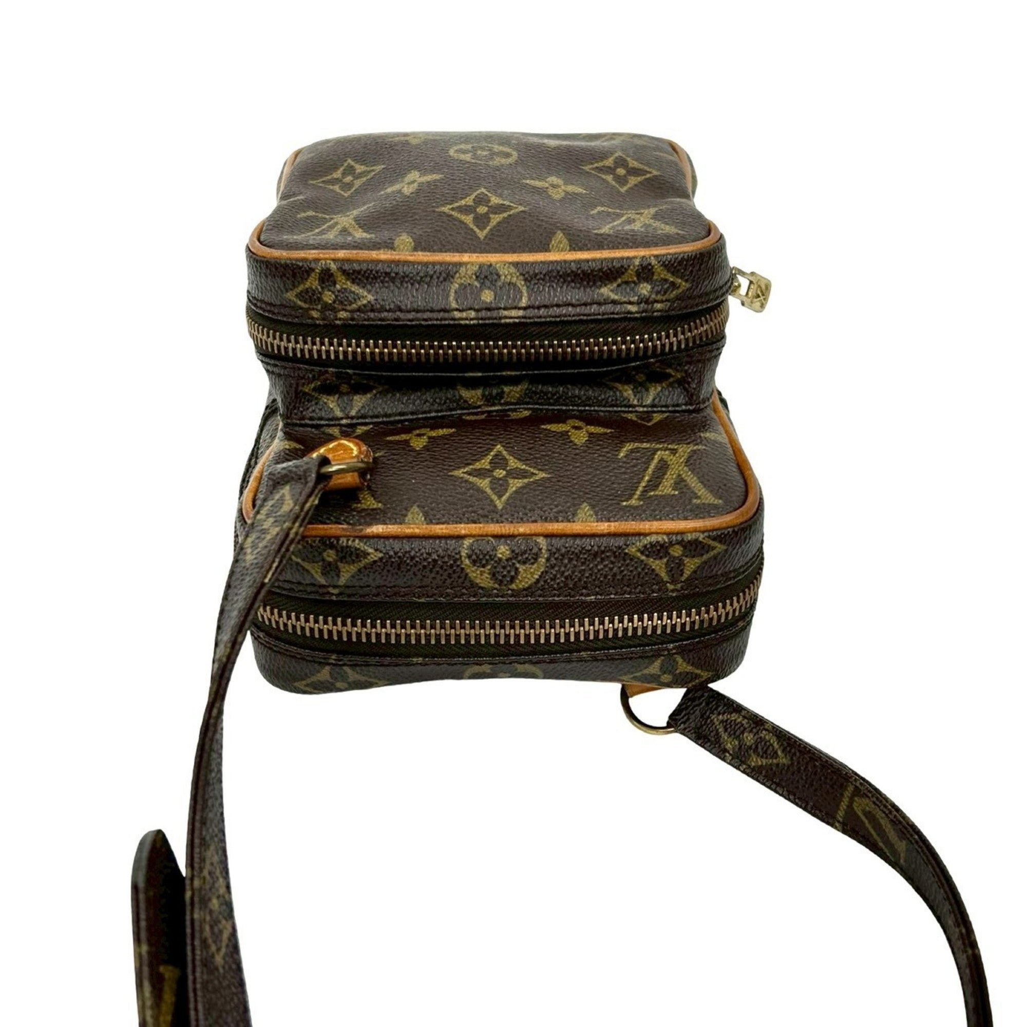 Louis Vuitton Brown Leather Pvc Pochette Shoulder Bag (Pre-Owned)