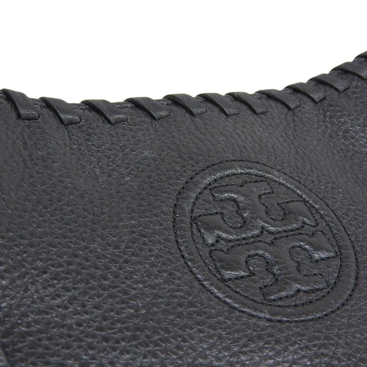 Tory Burch Black Leather Shoulder Bag Tote Bag (Pre-Owned)