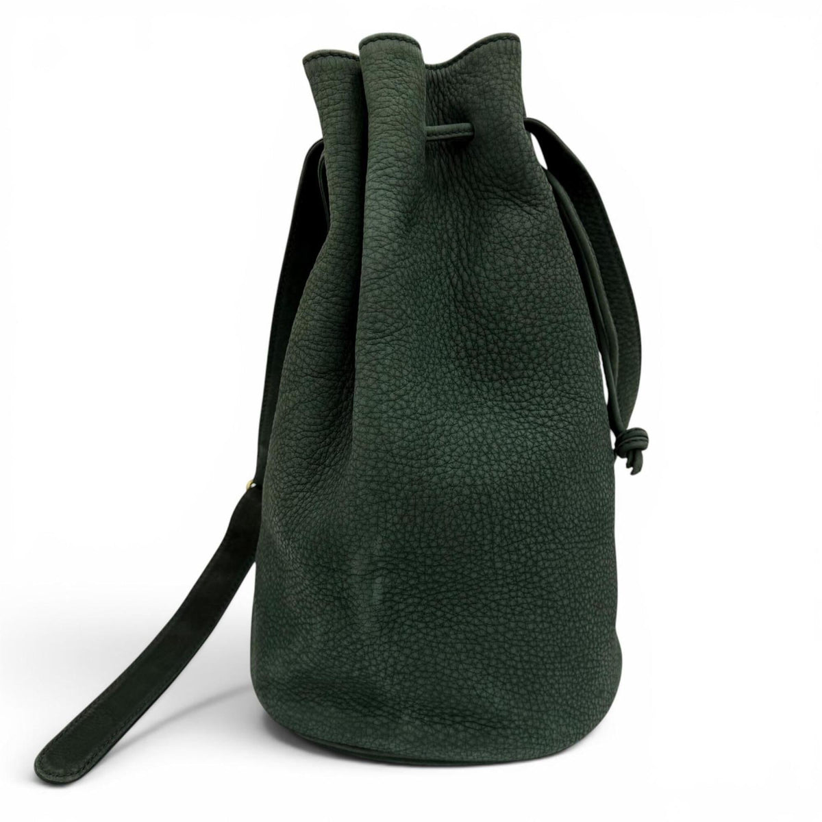 Coach Green Leather Shoulder Bag (Pre-Owned)