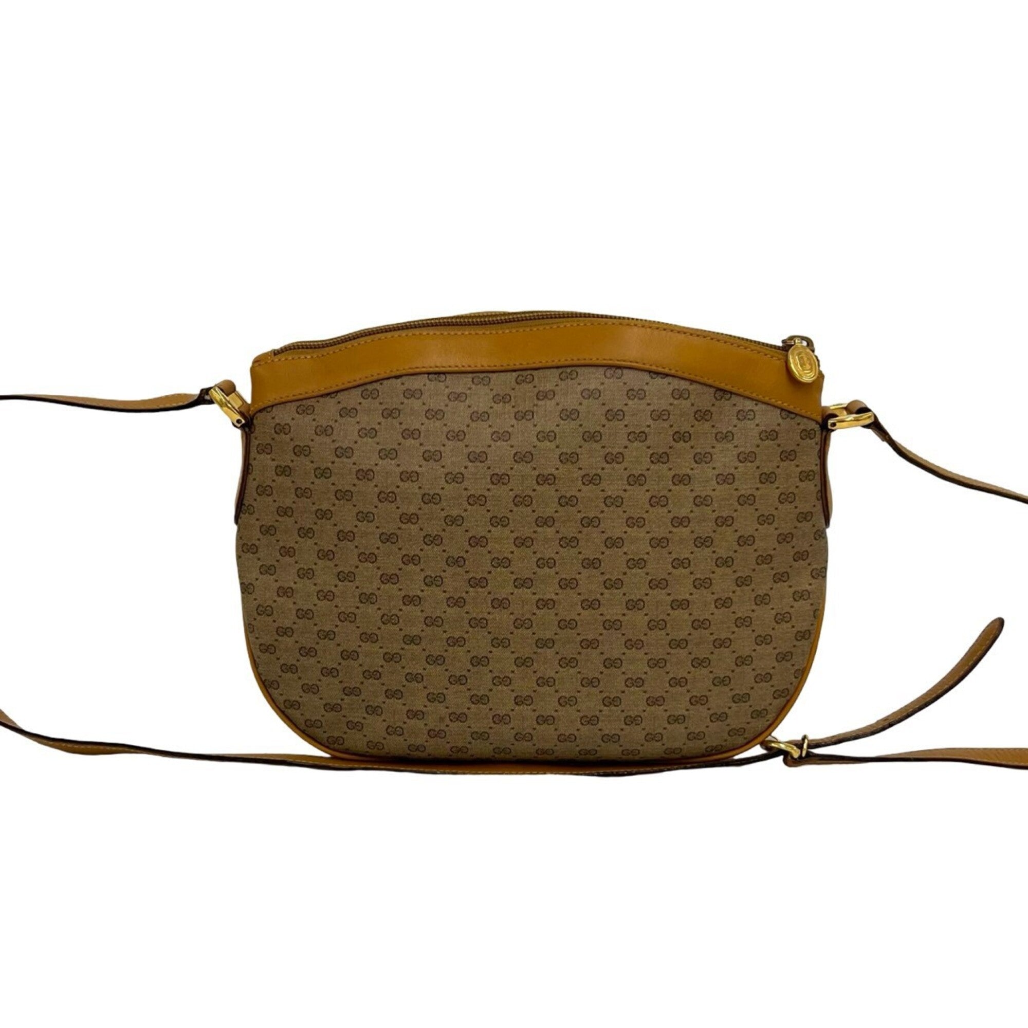 Gucci Brown Pvc Leather Pochette Shoulder Bag (Pre-Owned)