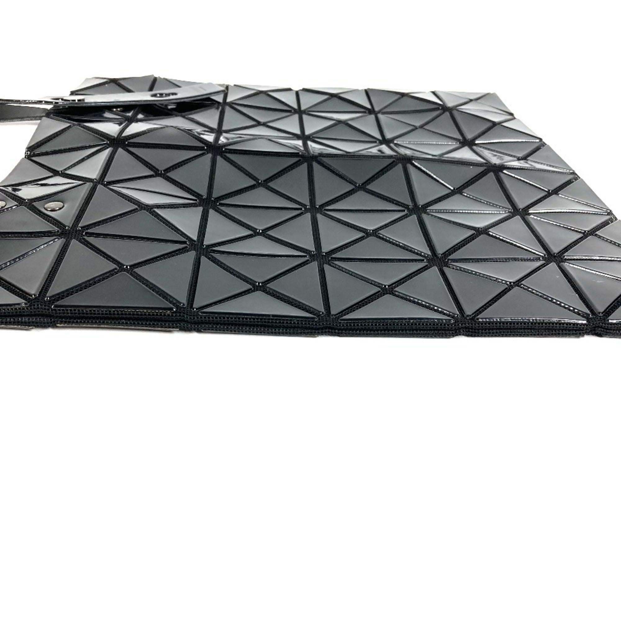 Issey Miyake Black Pvc Shoulder Bag Tote Bag (Pre-Owned)