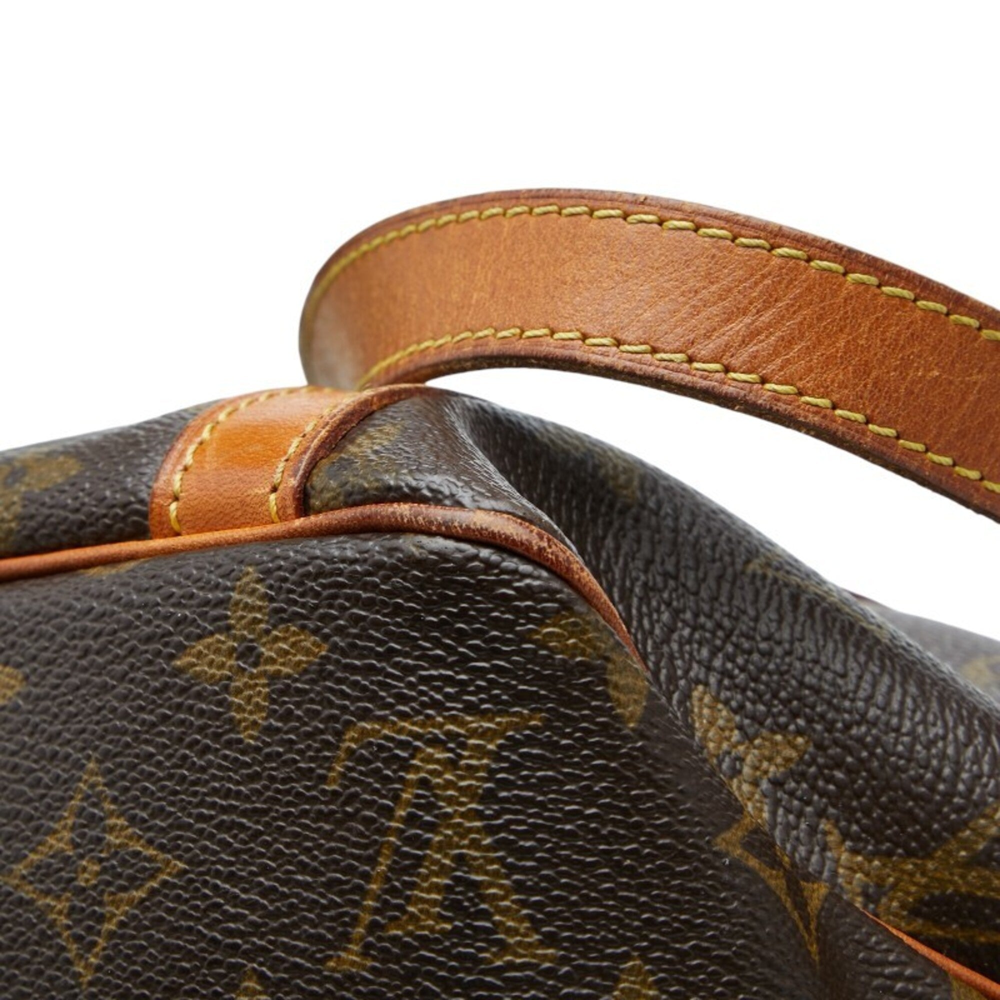 Louis Vuitton Brown Pvc Leather Shoulder Bag Tote Bag (Pre-Owned)