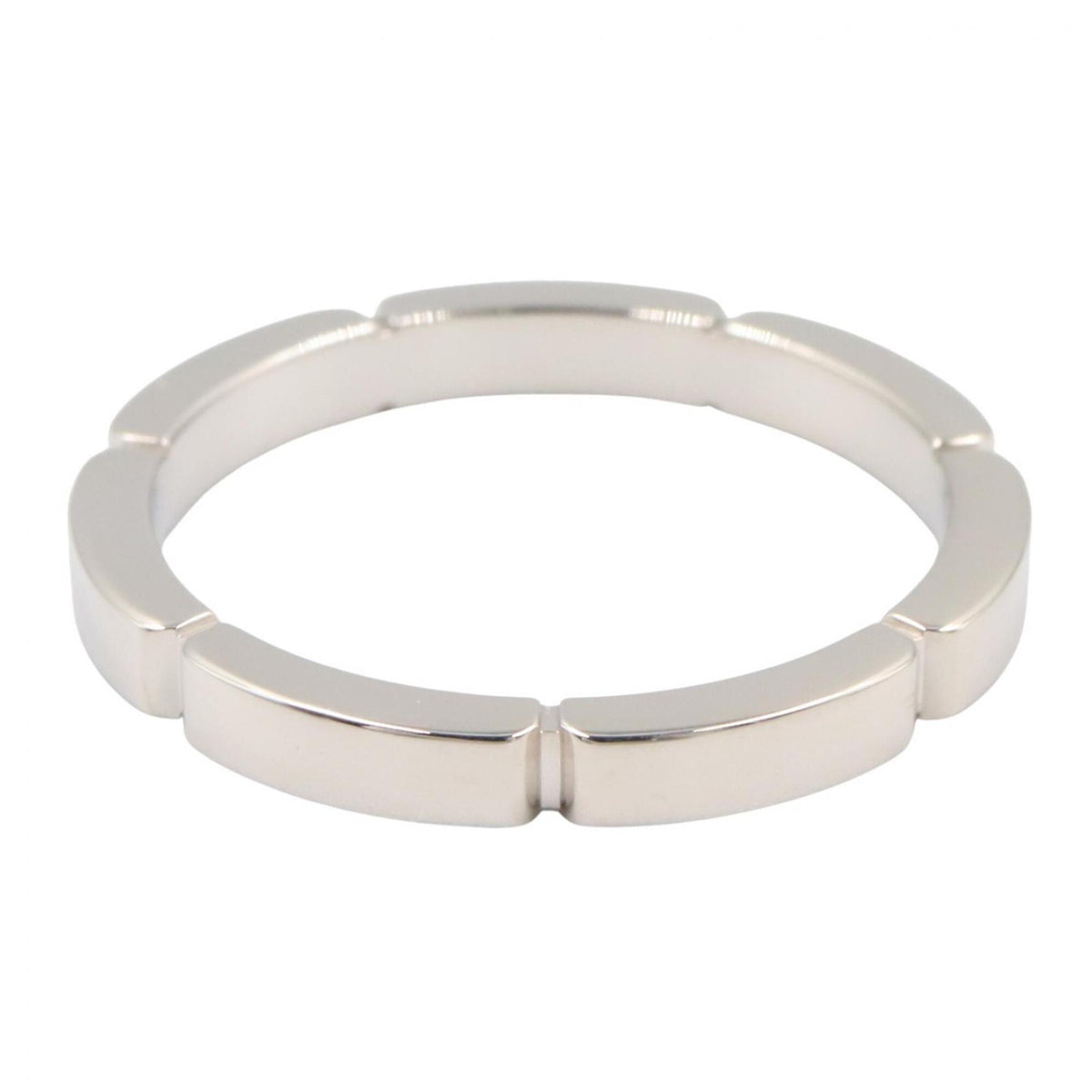 Cartier Silver White Gold (18K) Band Ring (Pre-Owned)
