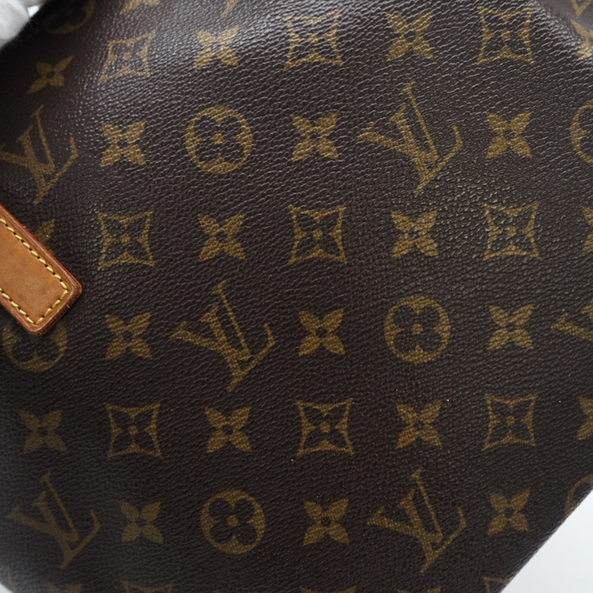 Louis Vuitton Monogram Brown Coated Canvas Leather Handbag (Pre-Owned)