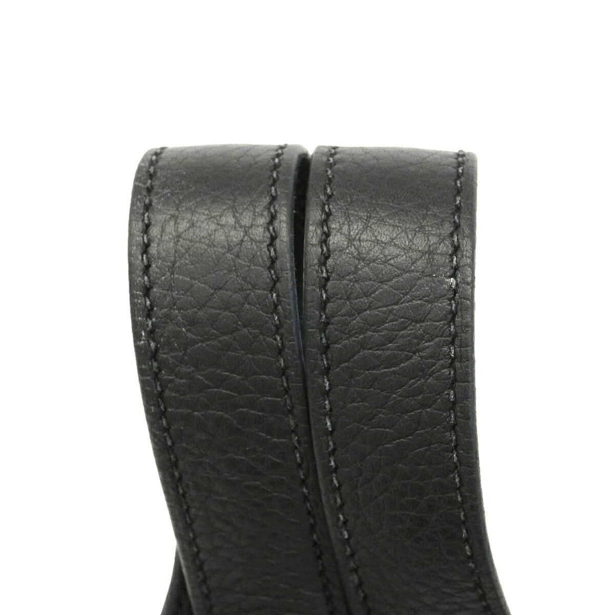 Hermes Black Taurillon Clemence Leather Handbag (Pre-Owned)