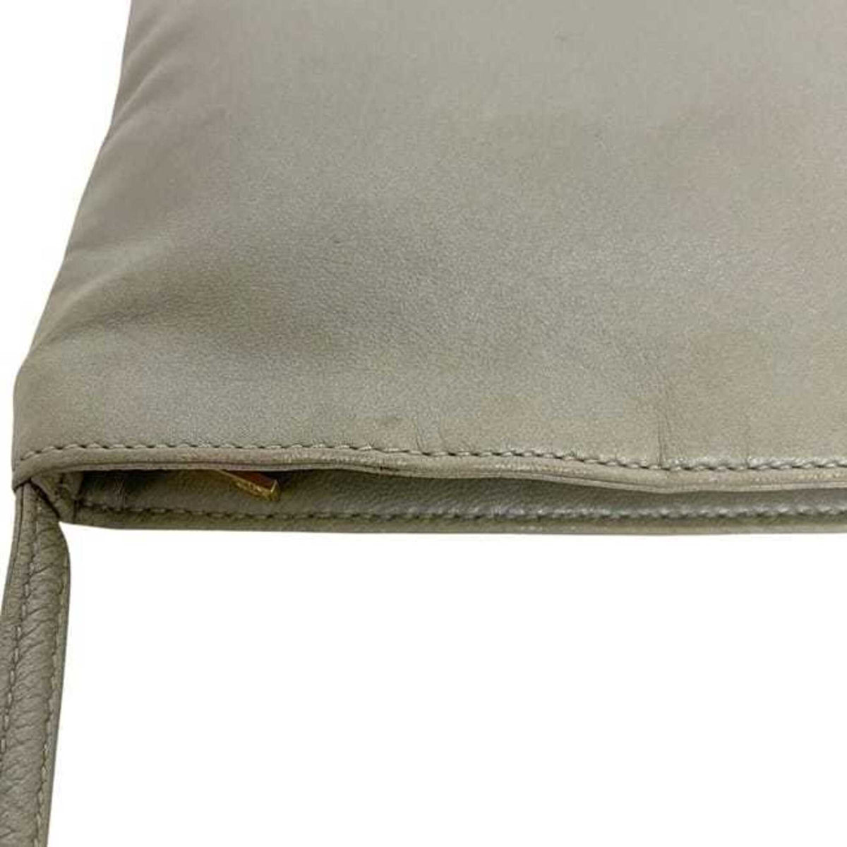 Loewe Metallic Silver Nappa Leather Pochette Shoulder Bag (Pre-Owned)
